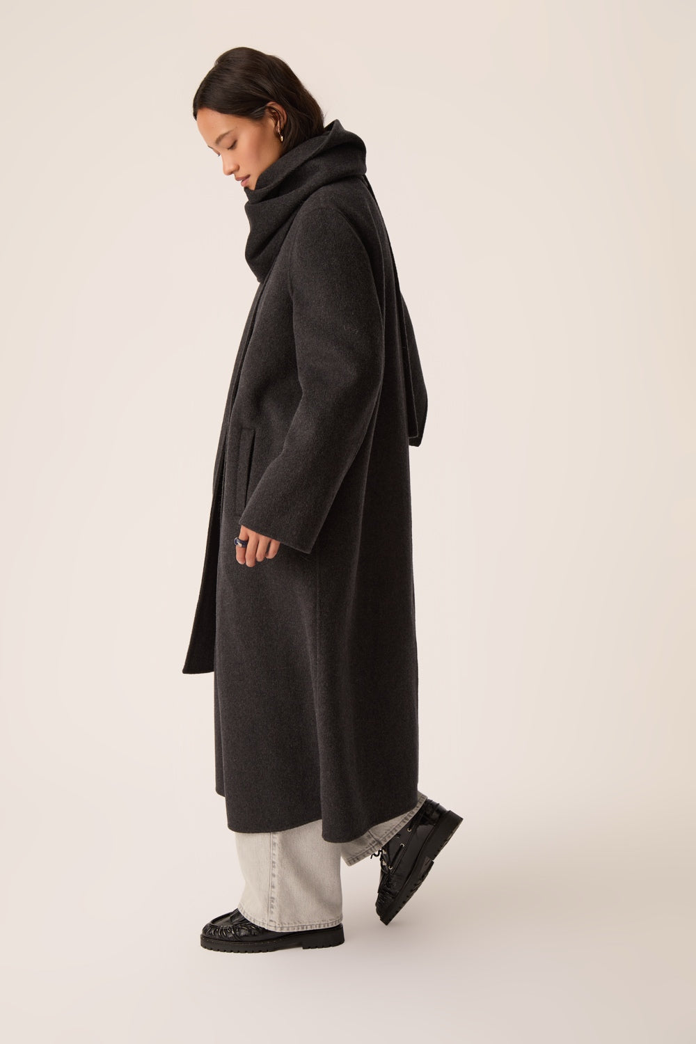 Manteau Yvanka Anthracite