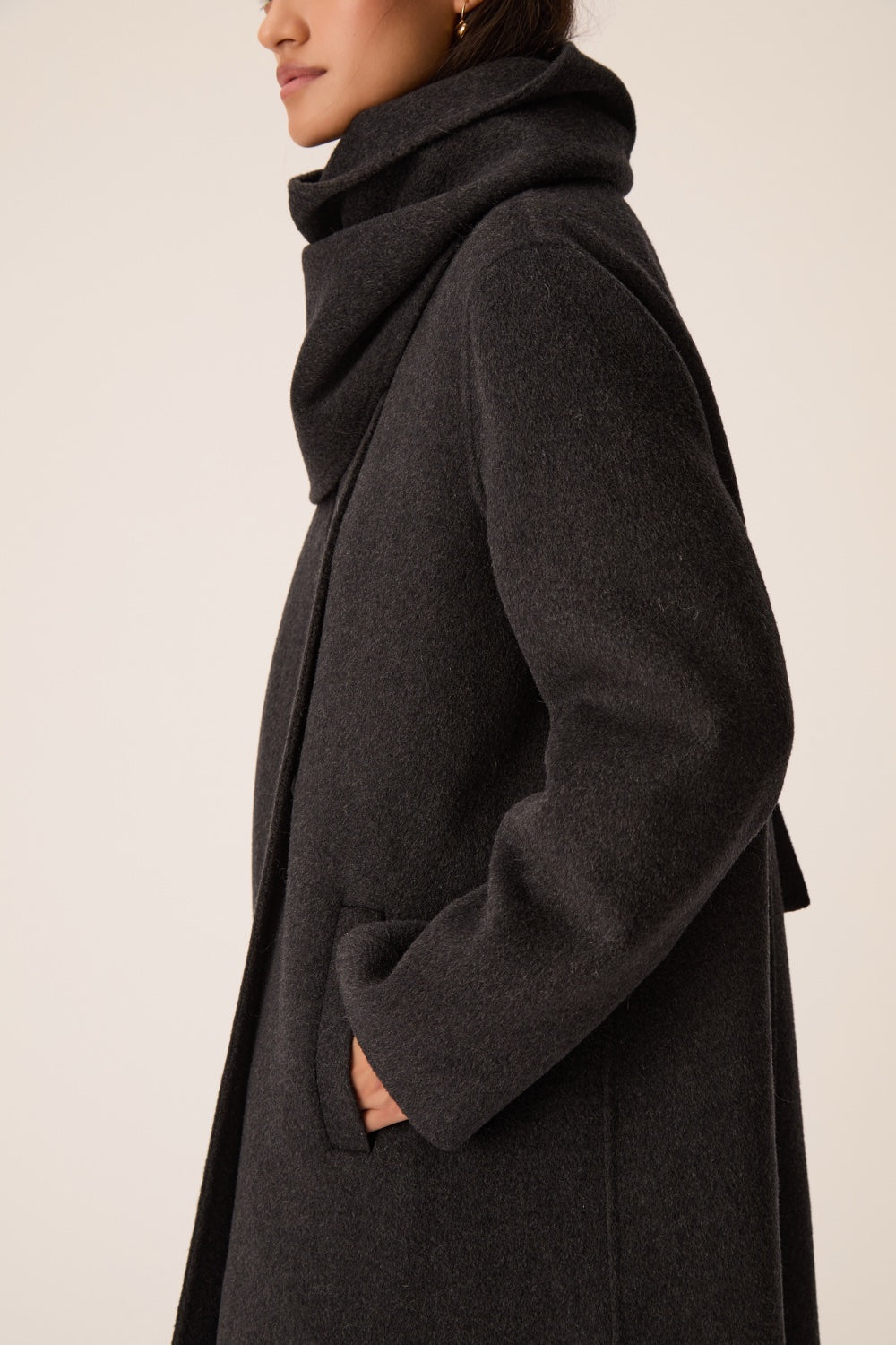 Manteau Yvanka Anthracite