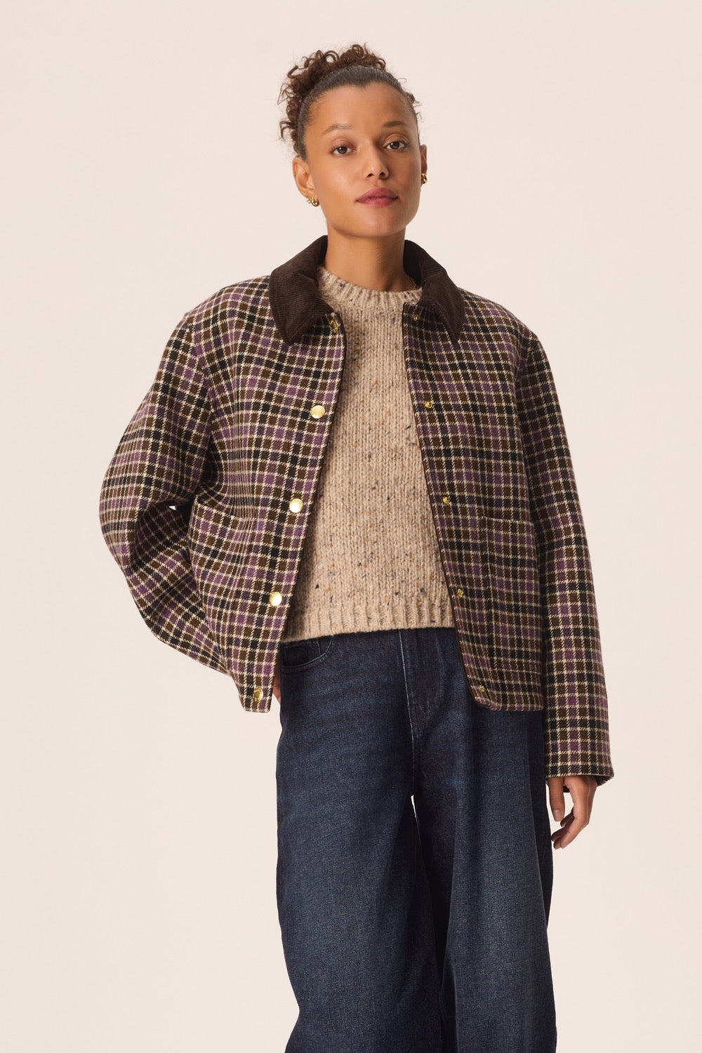 Manteau Ytria Carreau Automne