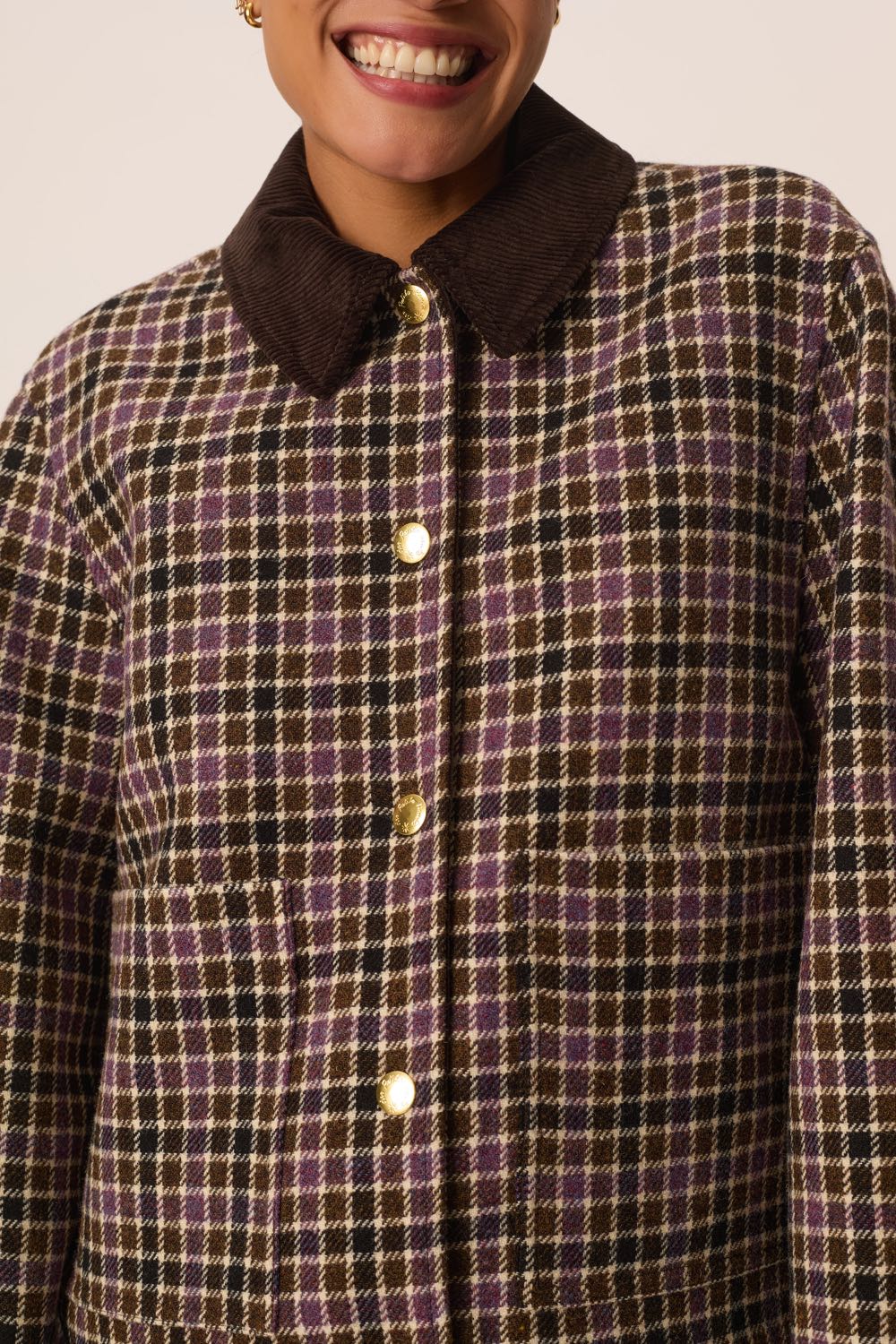 Manteau Ytria Carreau Automne