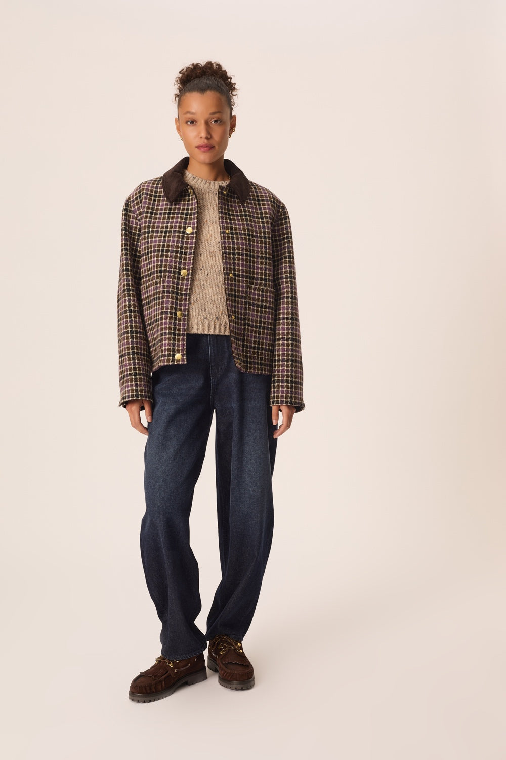 Manteau Ytria Carreau Automne
