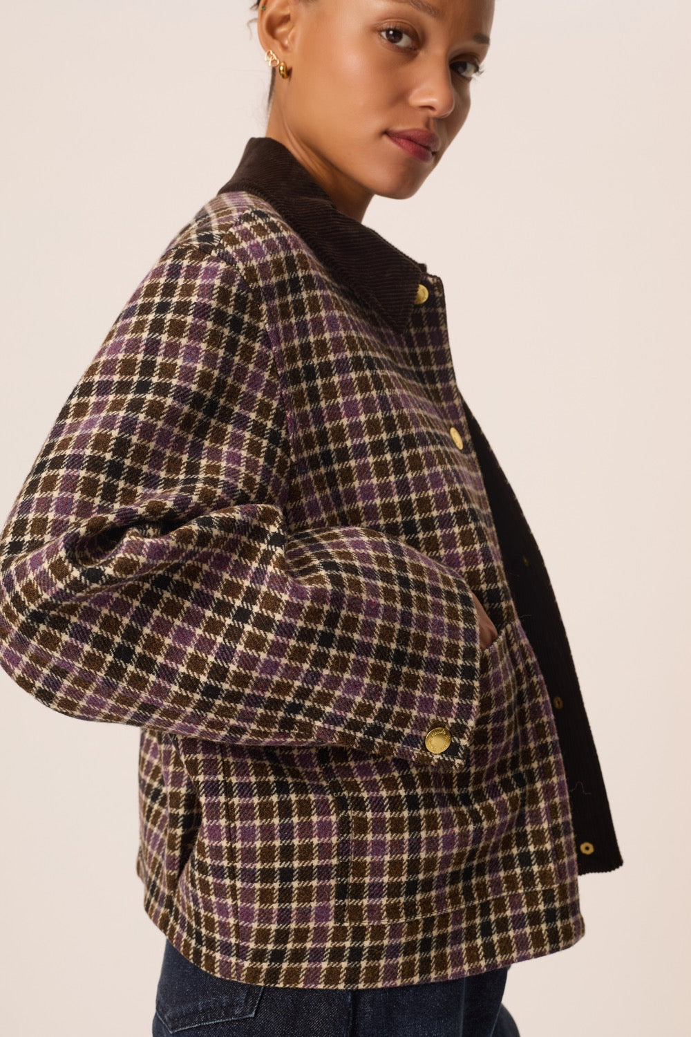 Manteau Ytria Carreau Automne