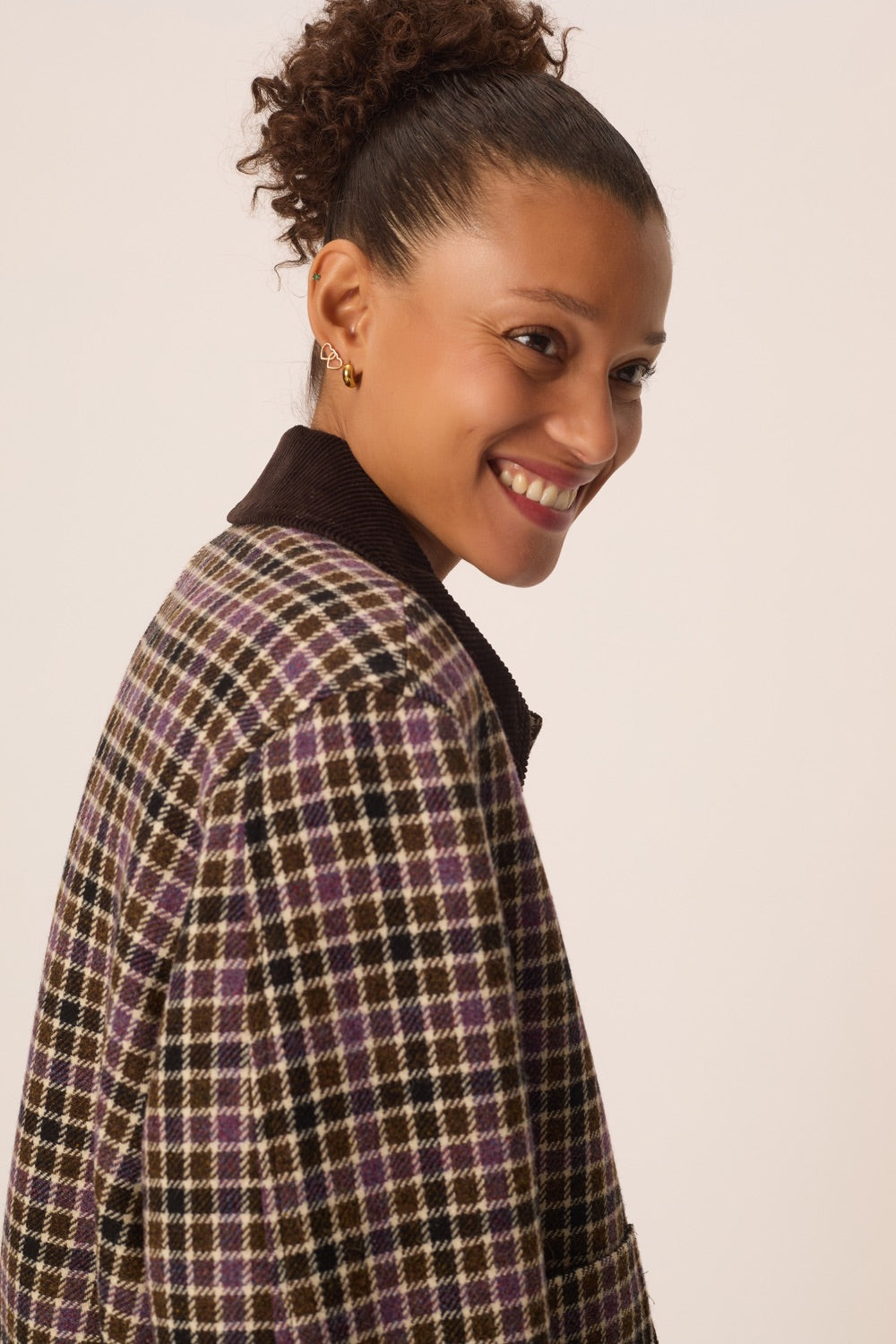 Manteau Ytria Carreau Automne