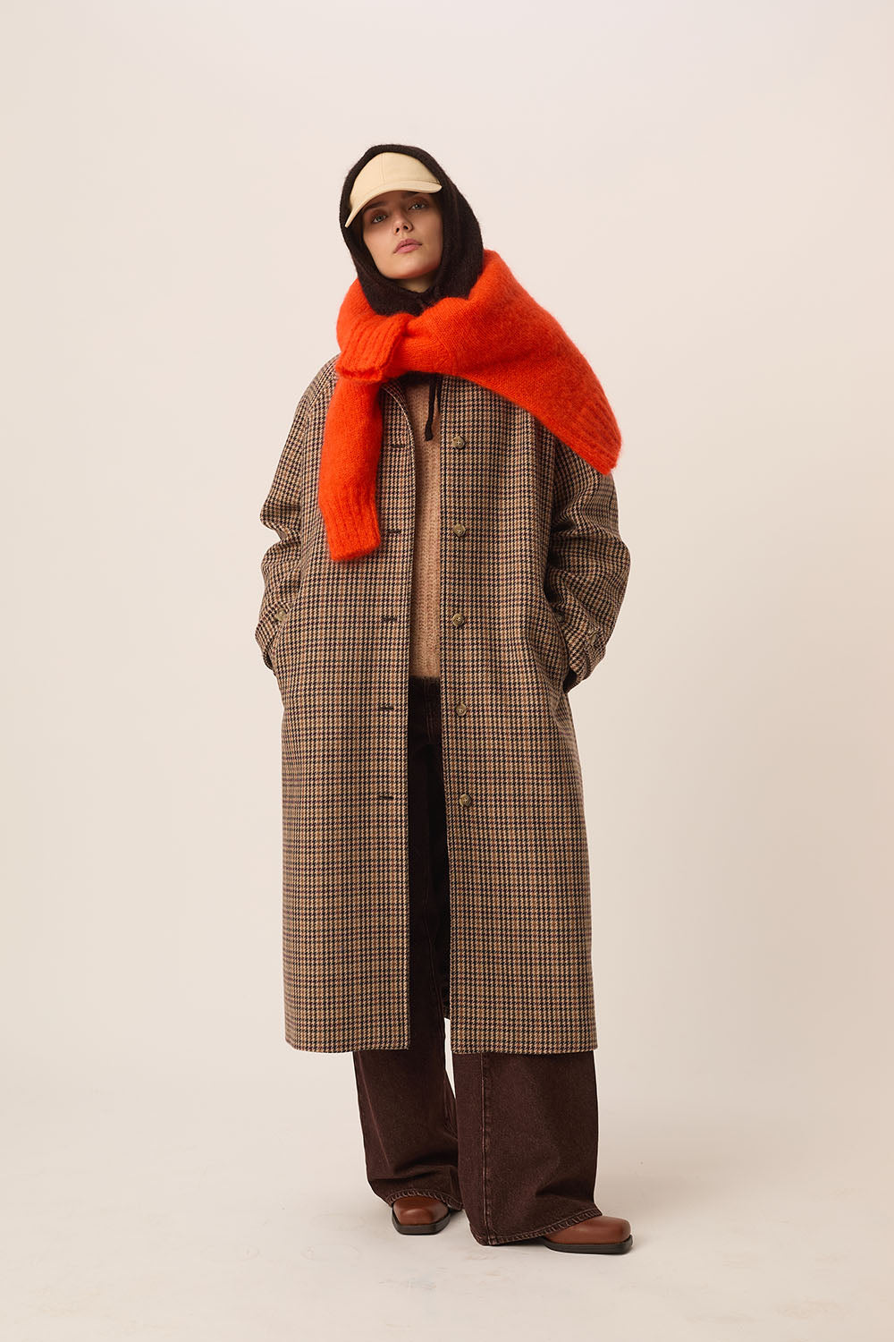 Manteau Yonique Carreau Grand Pa