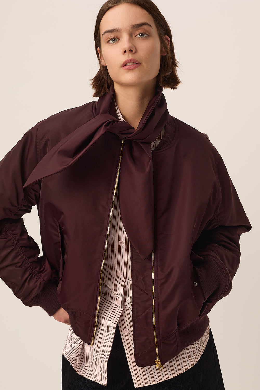 Bomber Jacket Ygor Plum