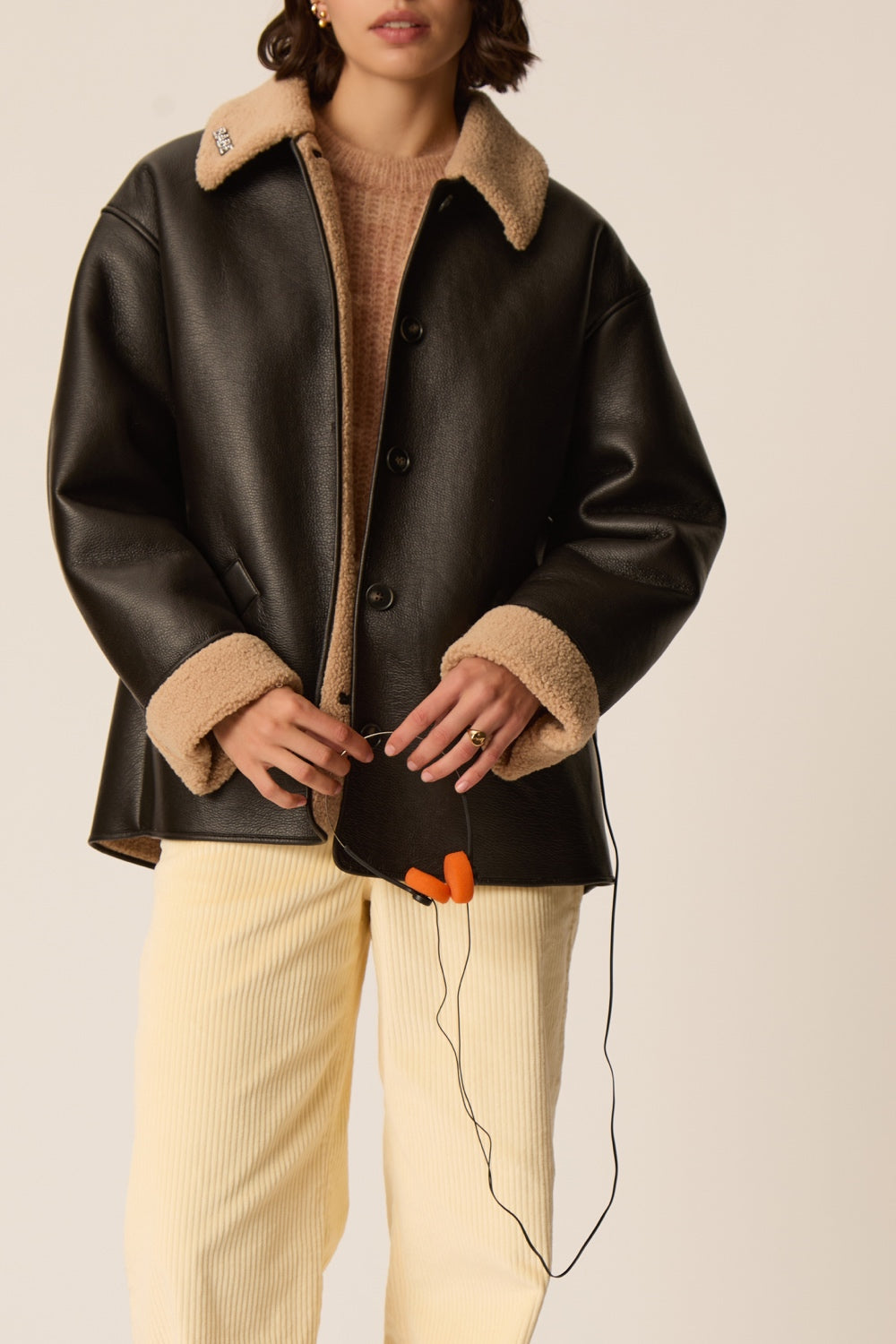 Coat Yulia Teddy Brown