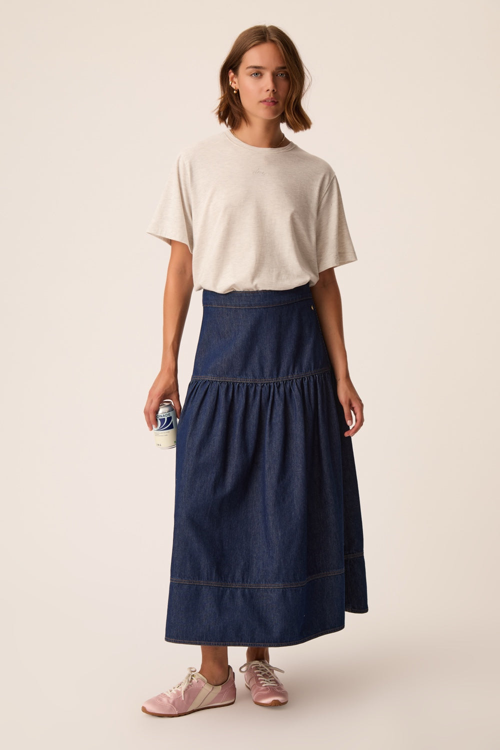 Skirt Lune Raw Denim Blue
