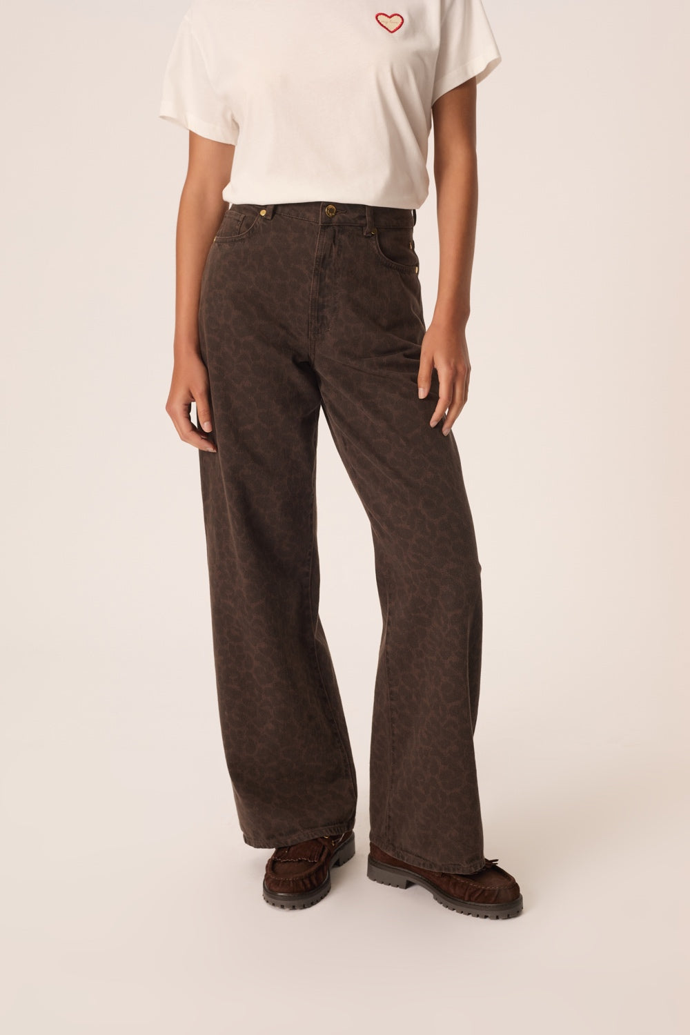 Jeans Louela Leo Leopard Print