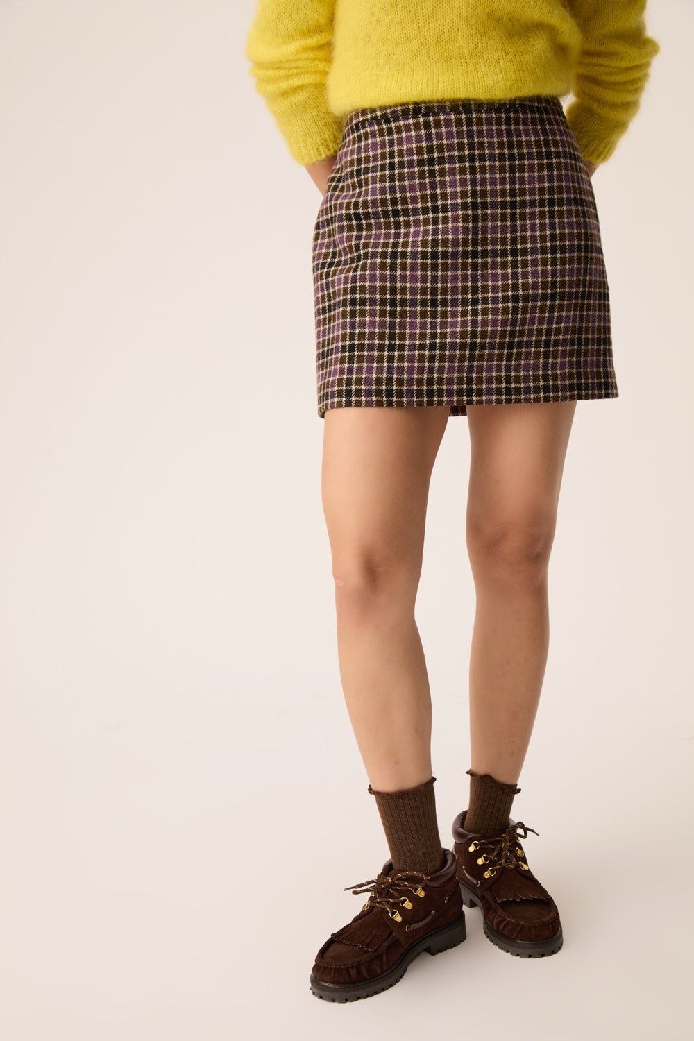 Jupe Ytrille Carreau Automne