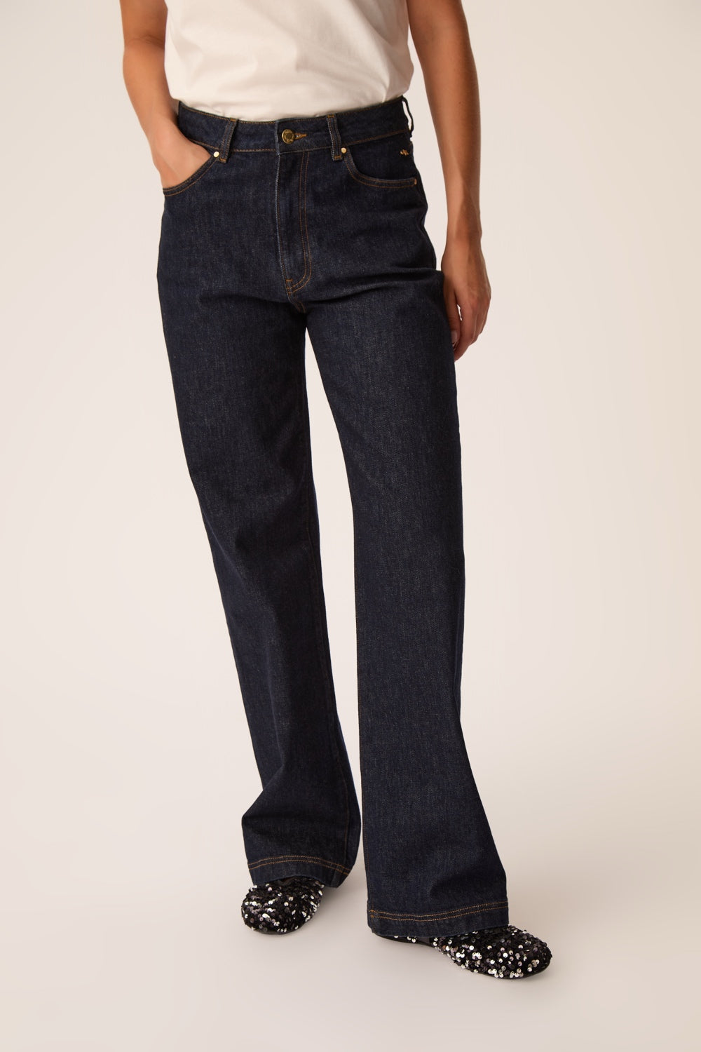 Jeans Louizi Raw Denim Blue