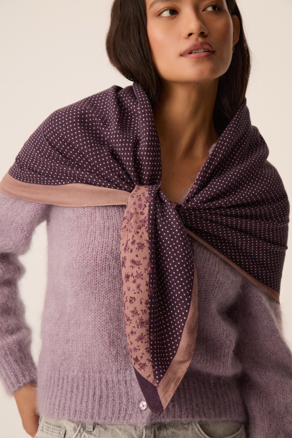 Foulard Niris Iris Bois