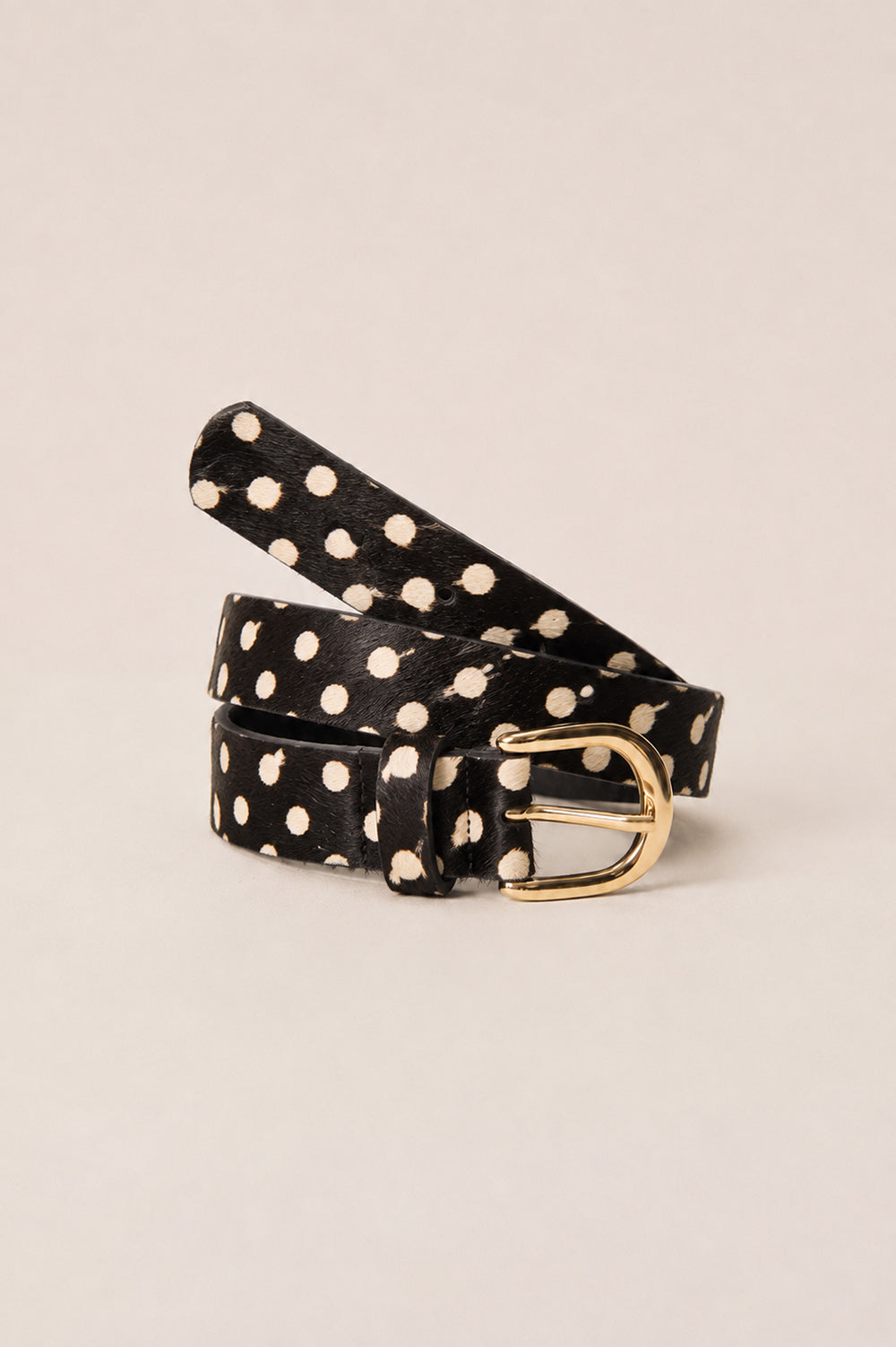 Belt Martino Ecru Polka Dots