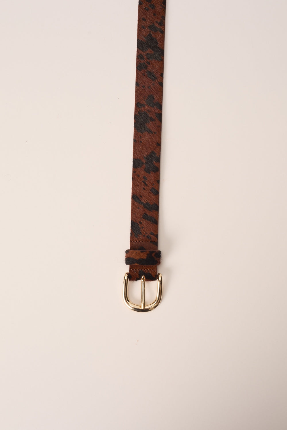 Belt Martino Brown Cow Print