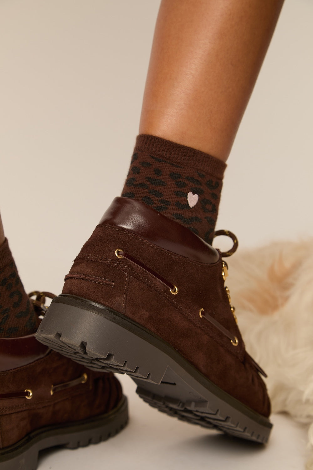 Socks Olfi Leopard Print