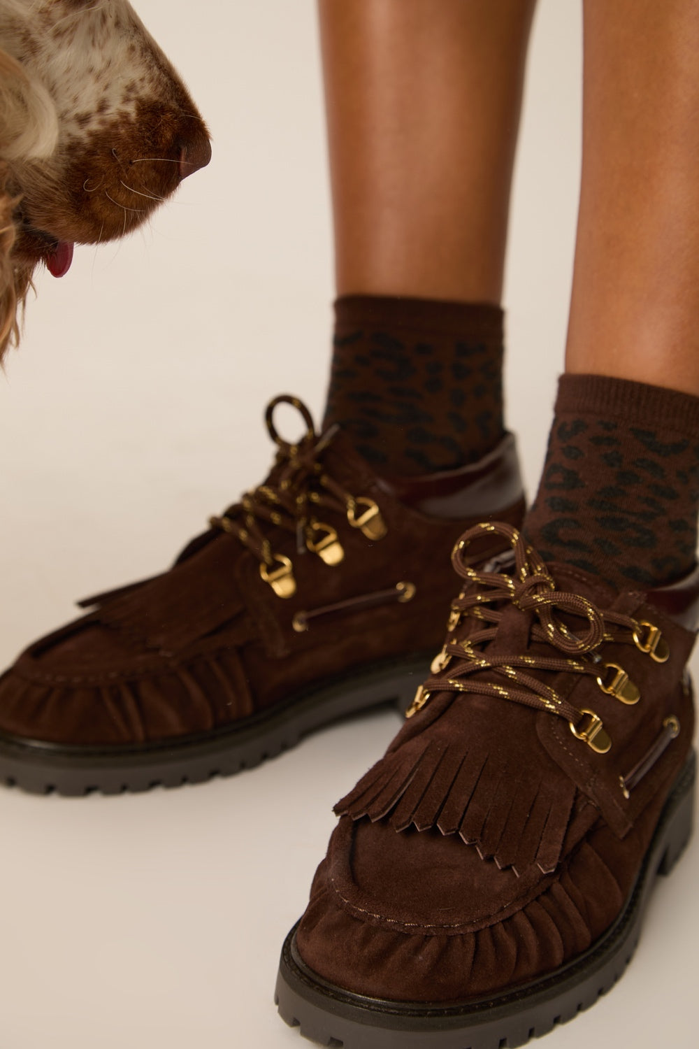 Socks Olfi Leopard Print