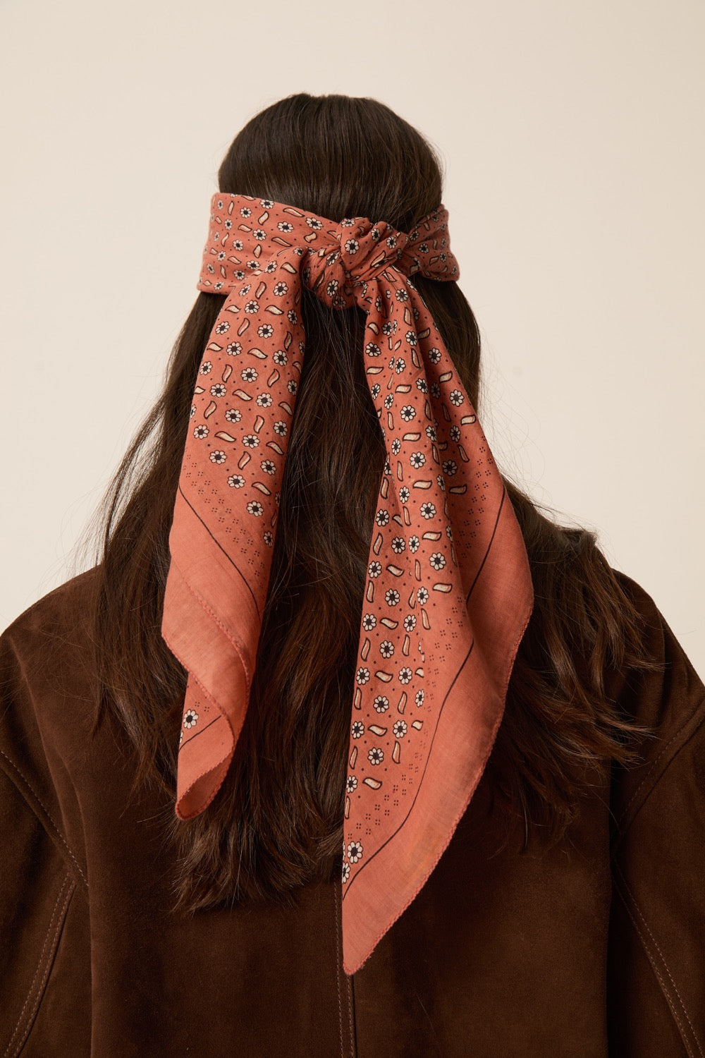 Scarf Namibie Cravate Blush Pink
