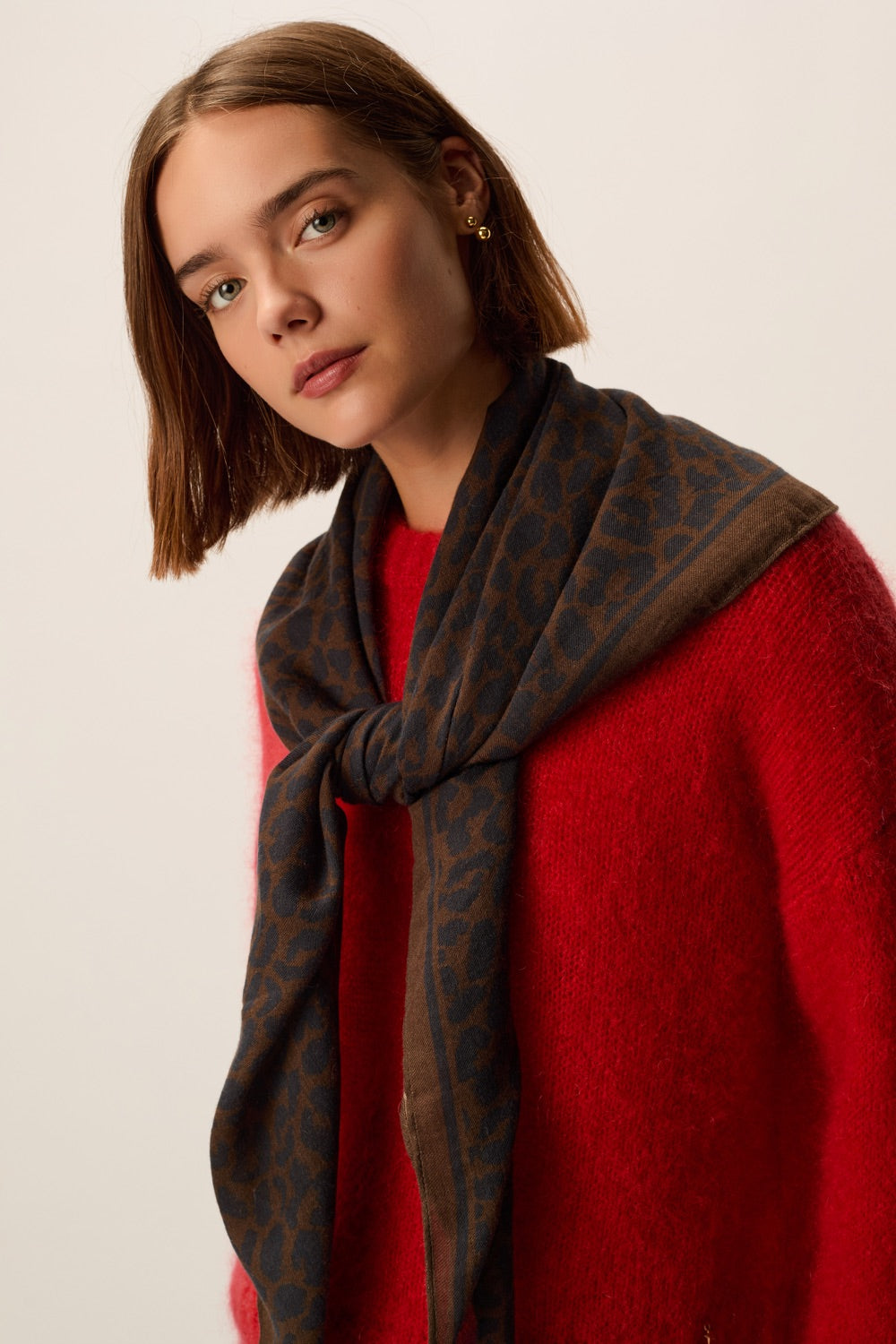Scarf Neon Leopard