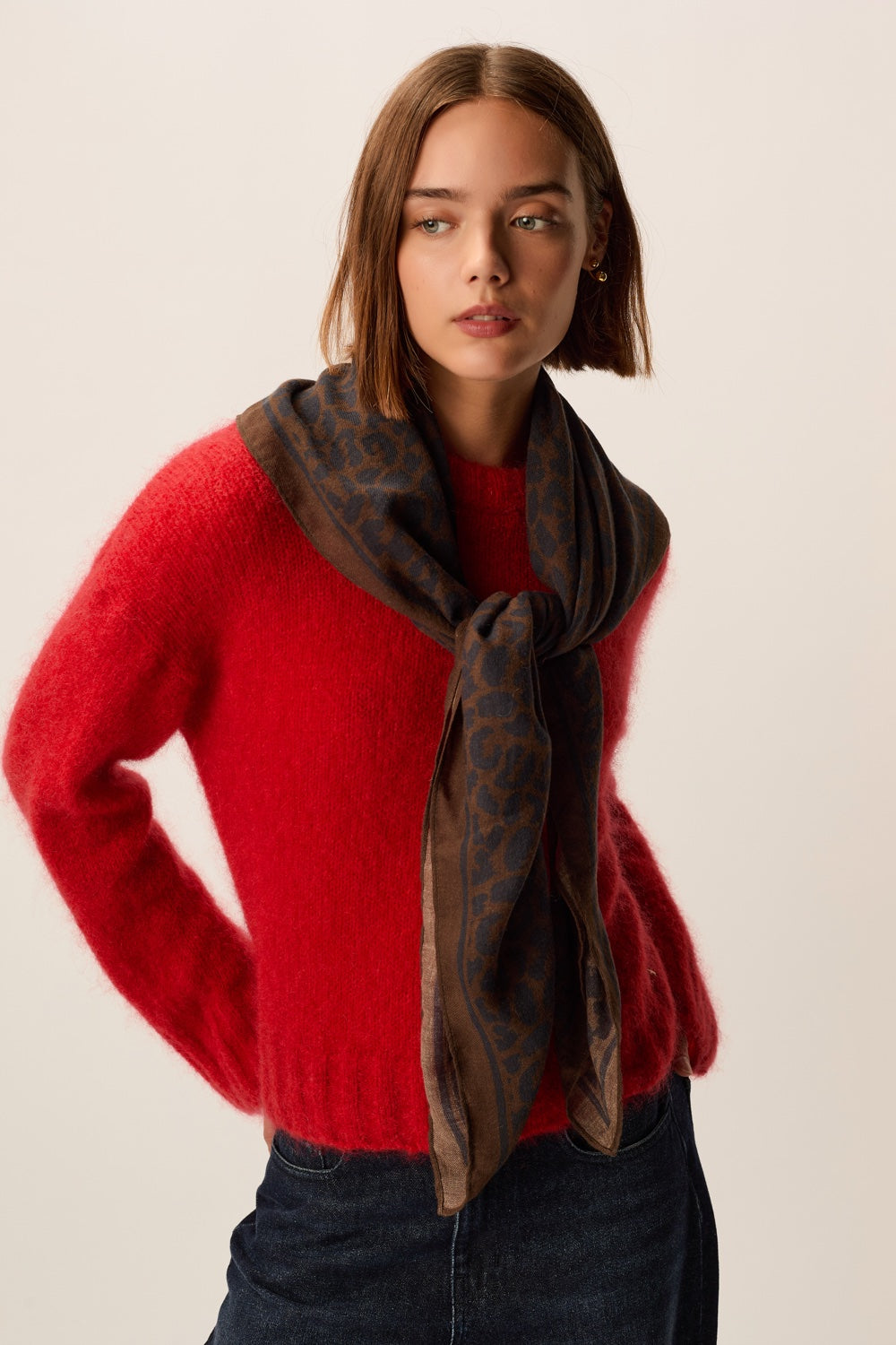 Foulard Neon Leopard