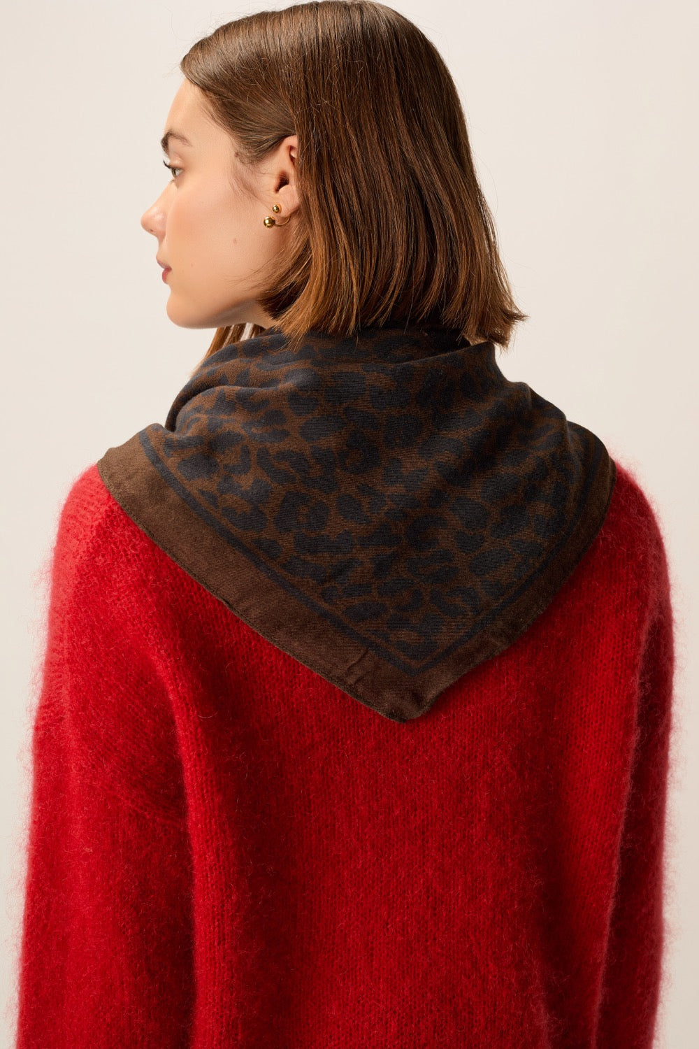 Scarf Neon Leopard Print