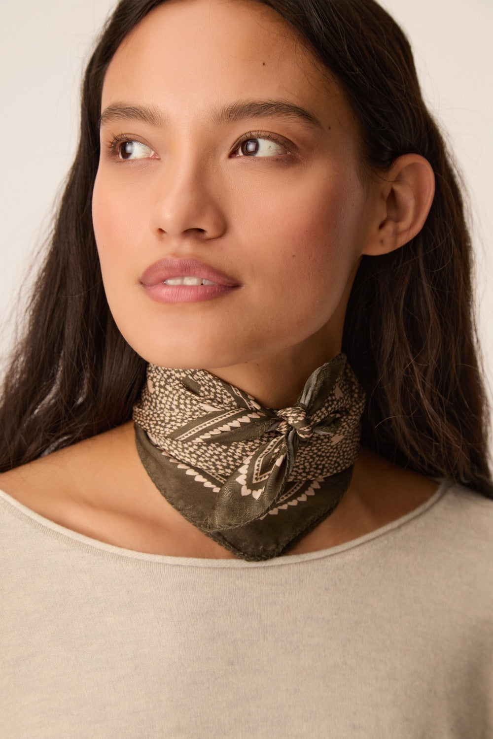 Foulard Nybiche Coeur Foret