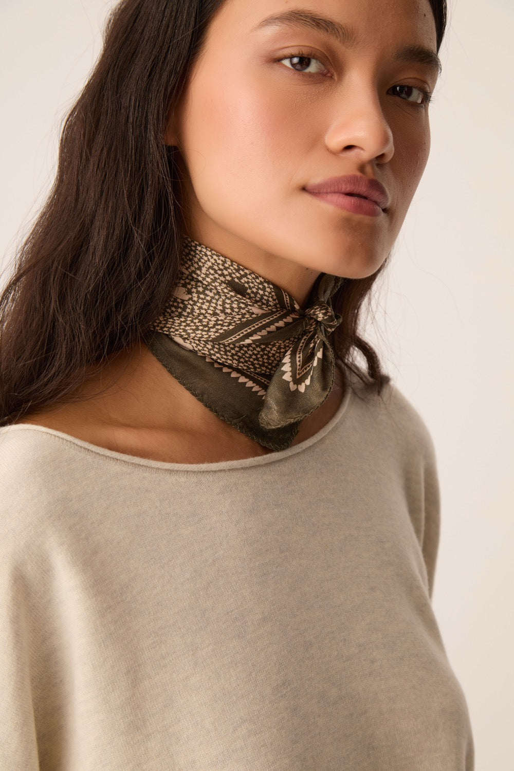 Foulard Nybiche Coeur Foret