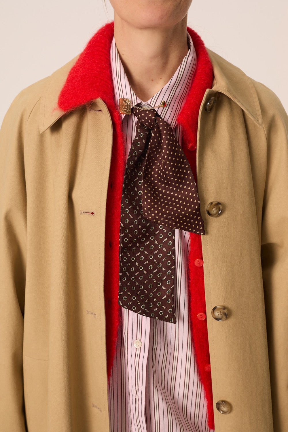 Foulard Nwilly Cravate Choco