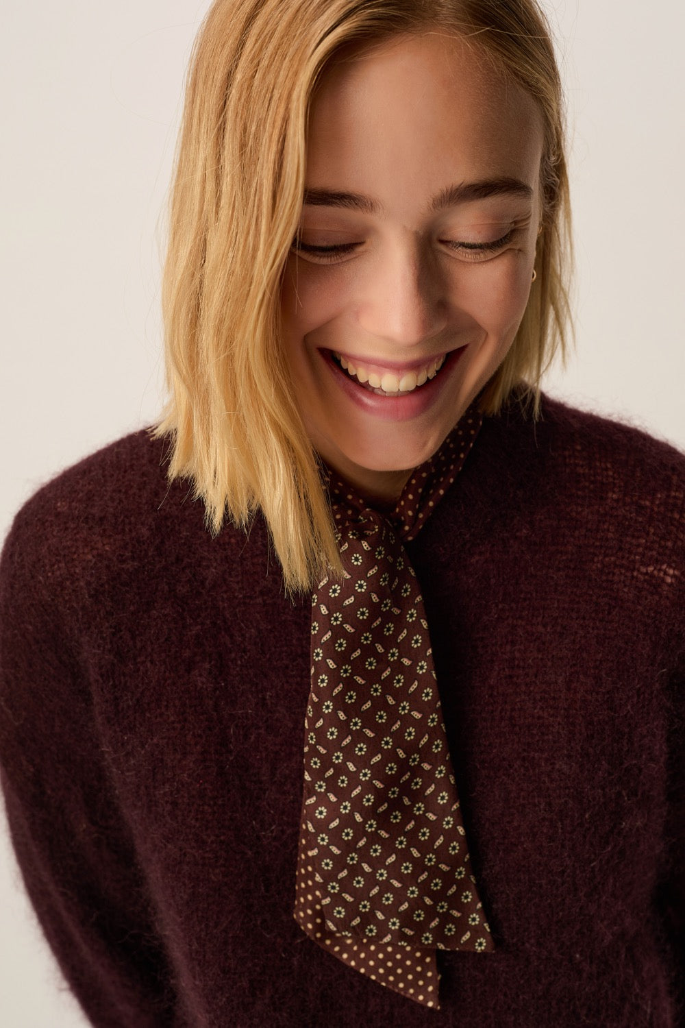Foulard Nwilly Cravate Choco