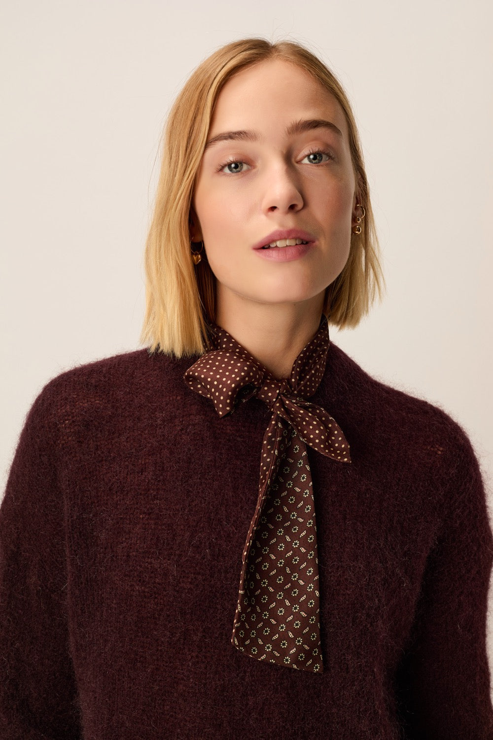 Foulard Nwilly Cravate Choco