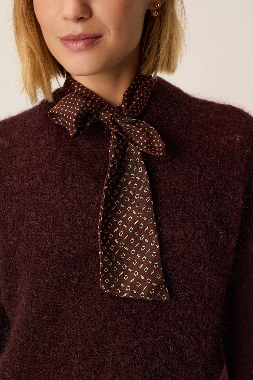 Foulard Nwilly Cravate Choco