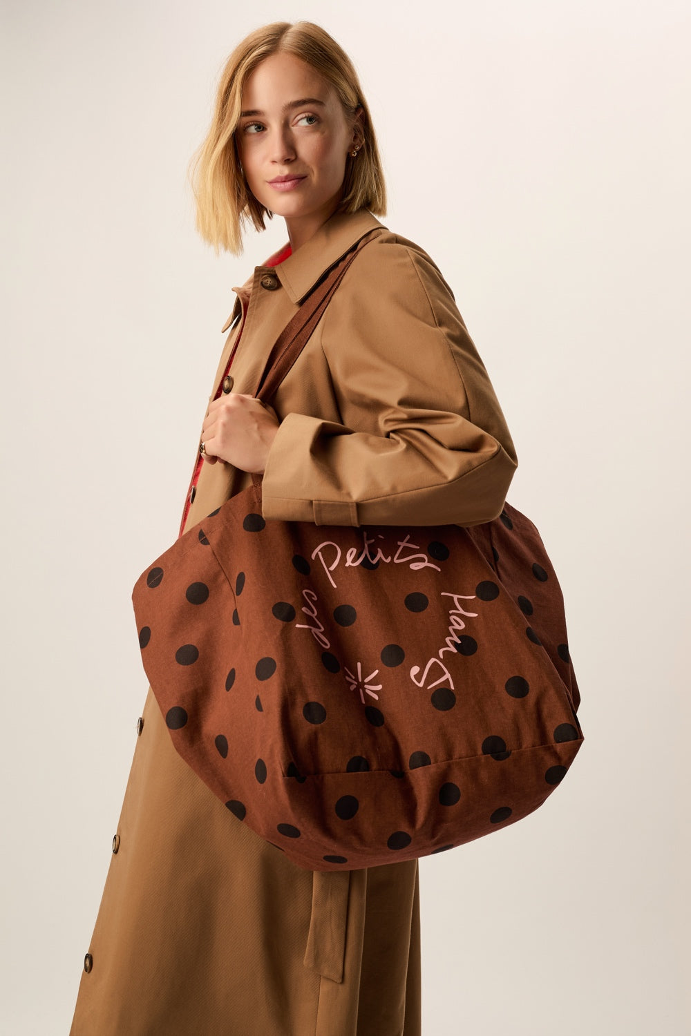 Tote Bag XXL Pastille Cognac
