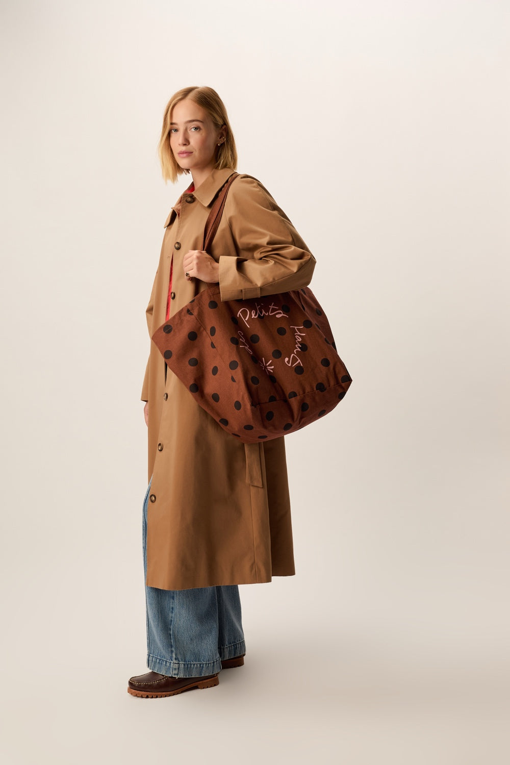 Tote Bag XXL Pastille Cognac