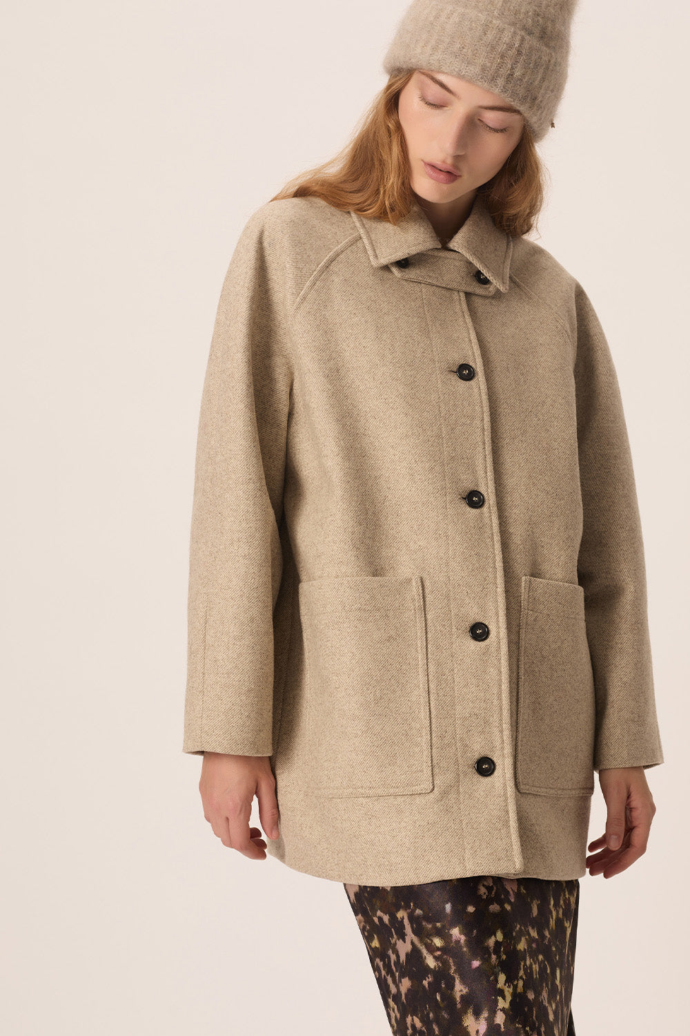 Coat Yiman Ecru