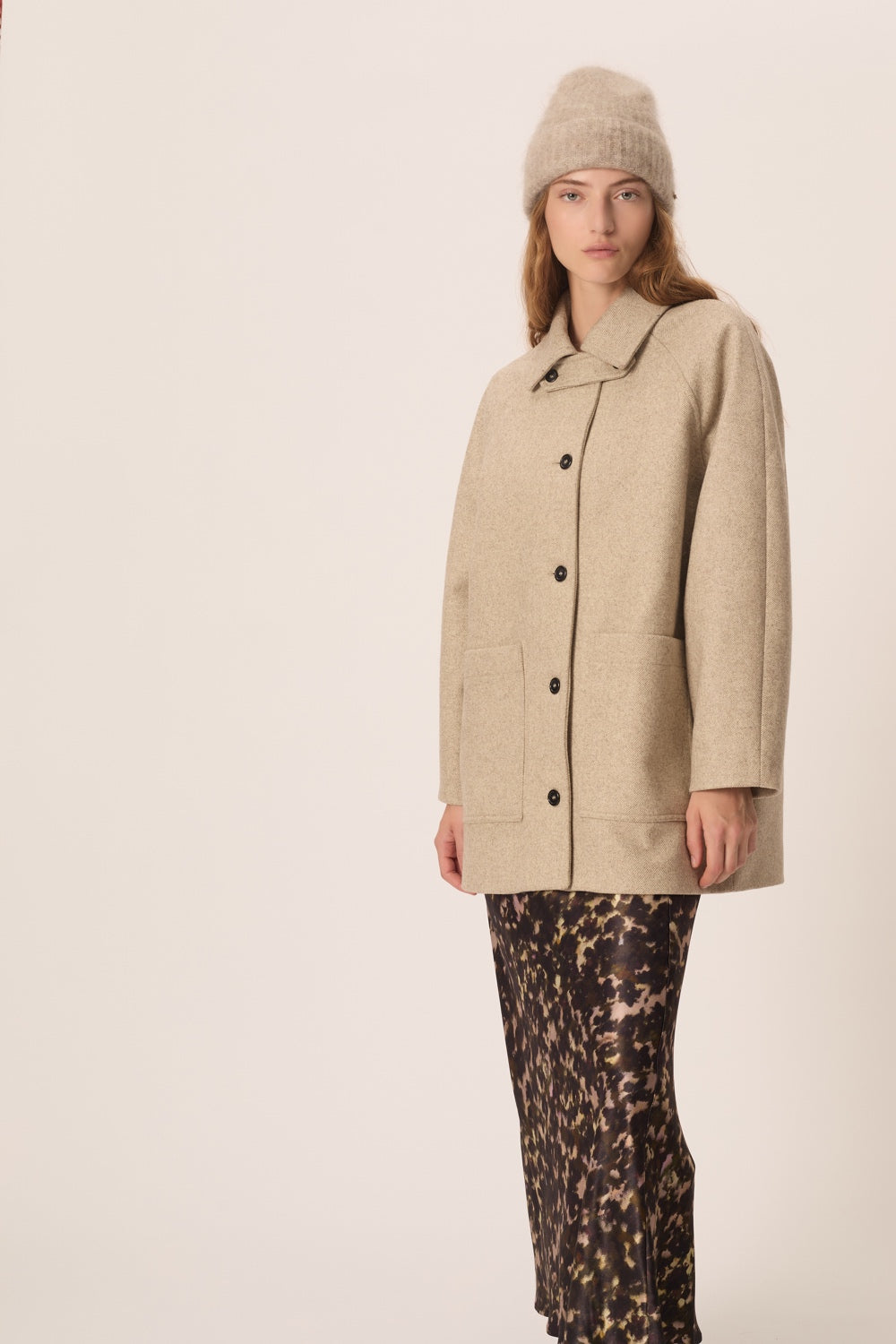 Coat Yiman Ecru