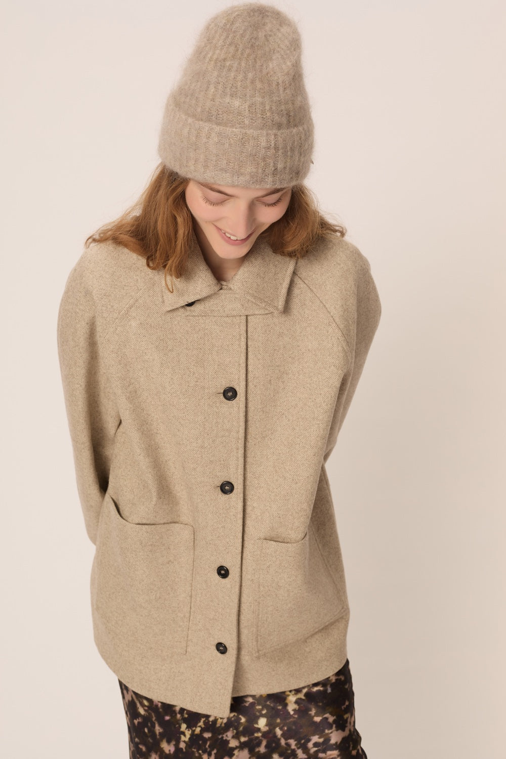 Coat Yiman Ecru