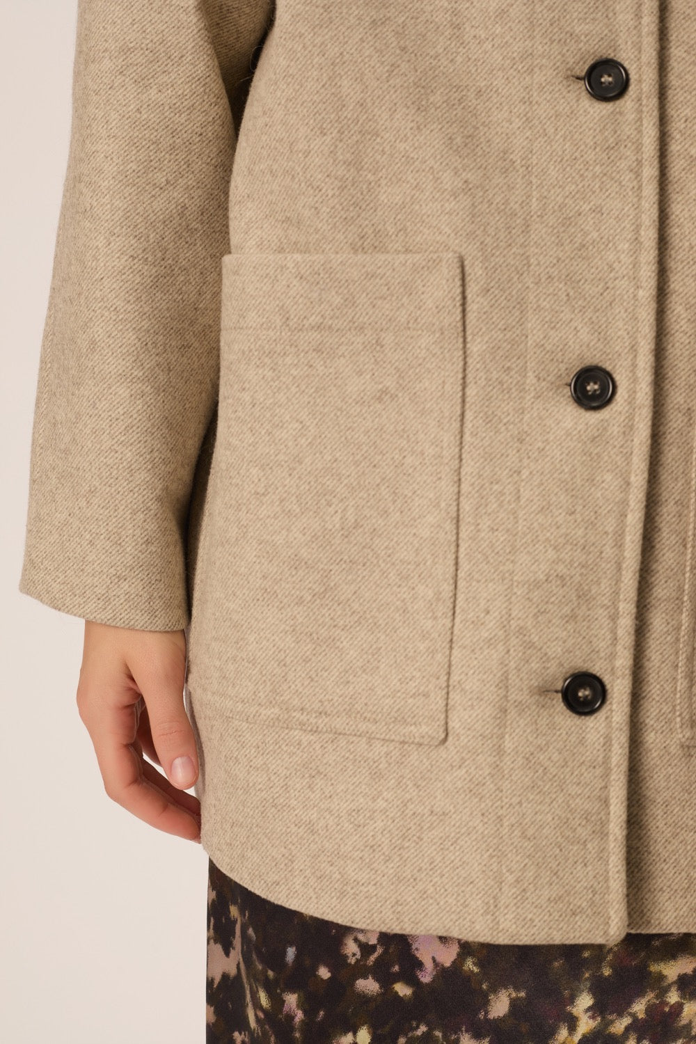 Manteau Yiman Ecru