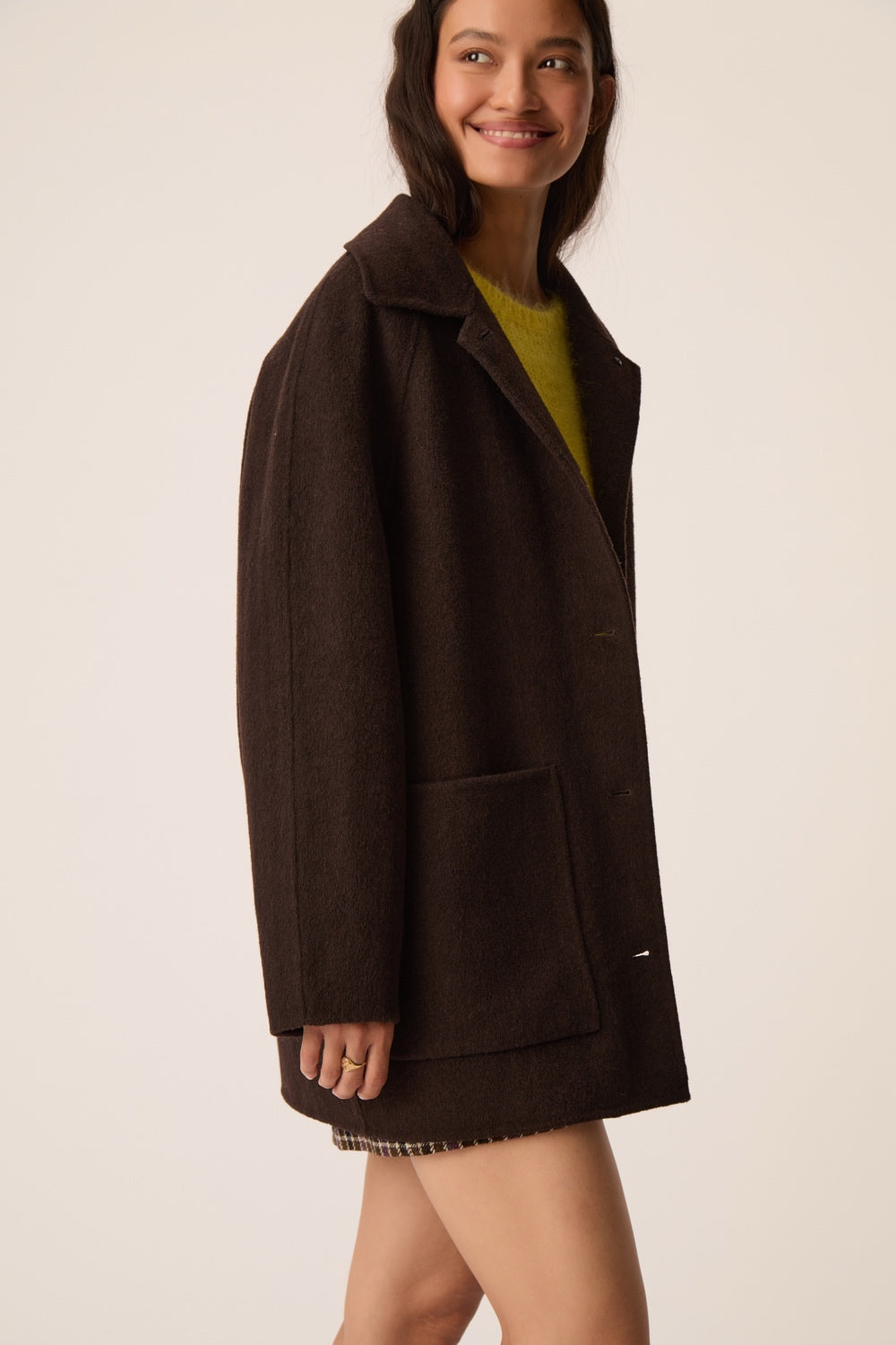 Coat Yimaya Teddy Brown