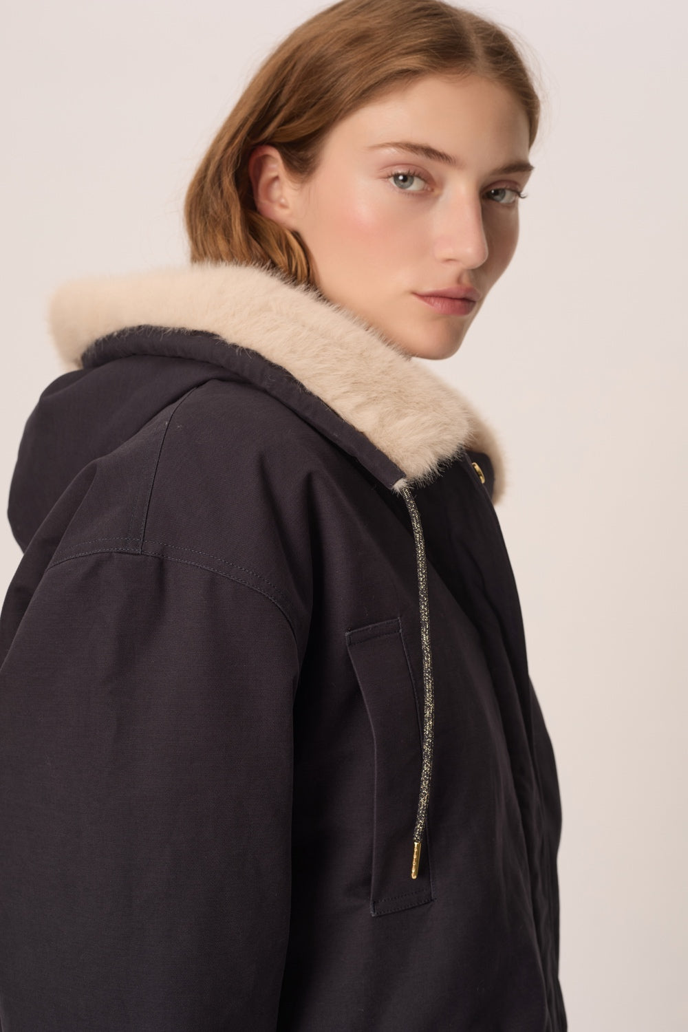 Coat Ynessa Navy Blue