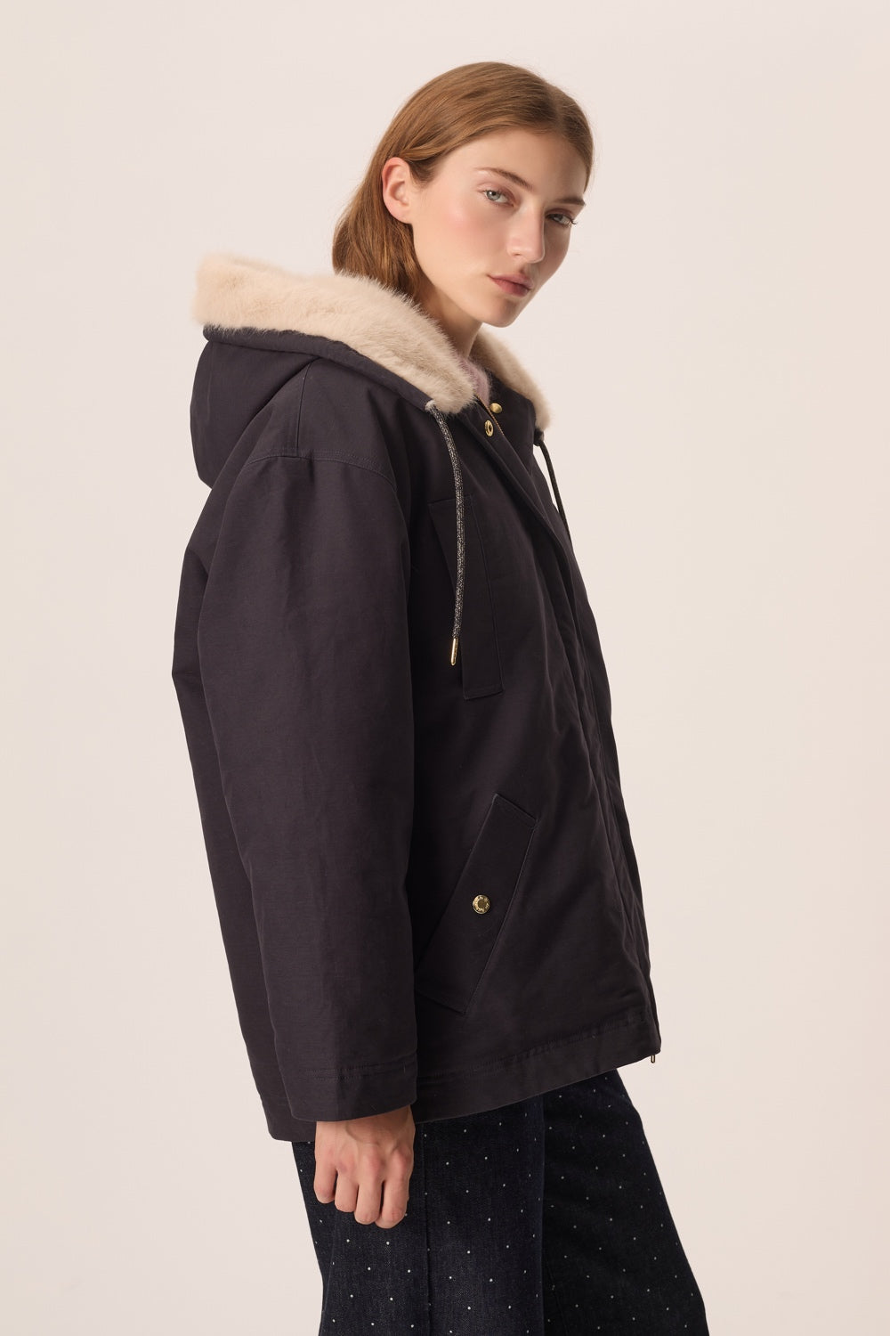 Coat Ynessa Navy Blue