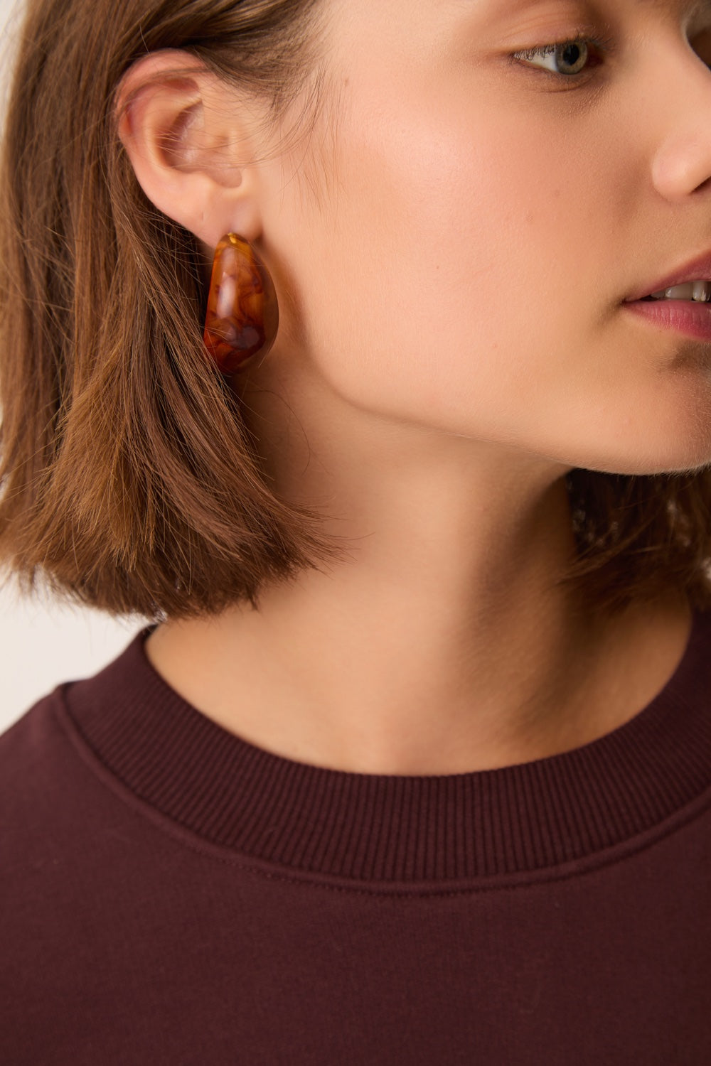 Boucles D'Oreilles Maddy Ecaille