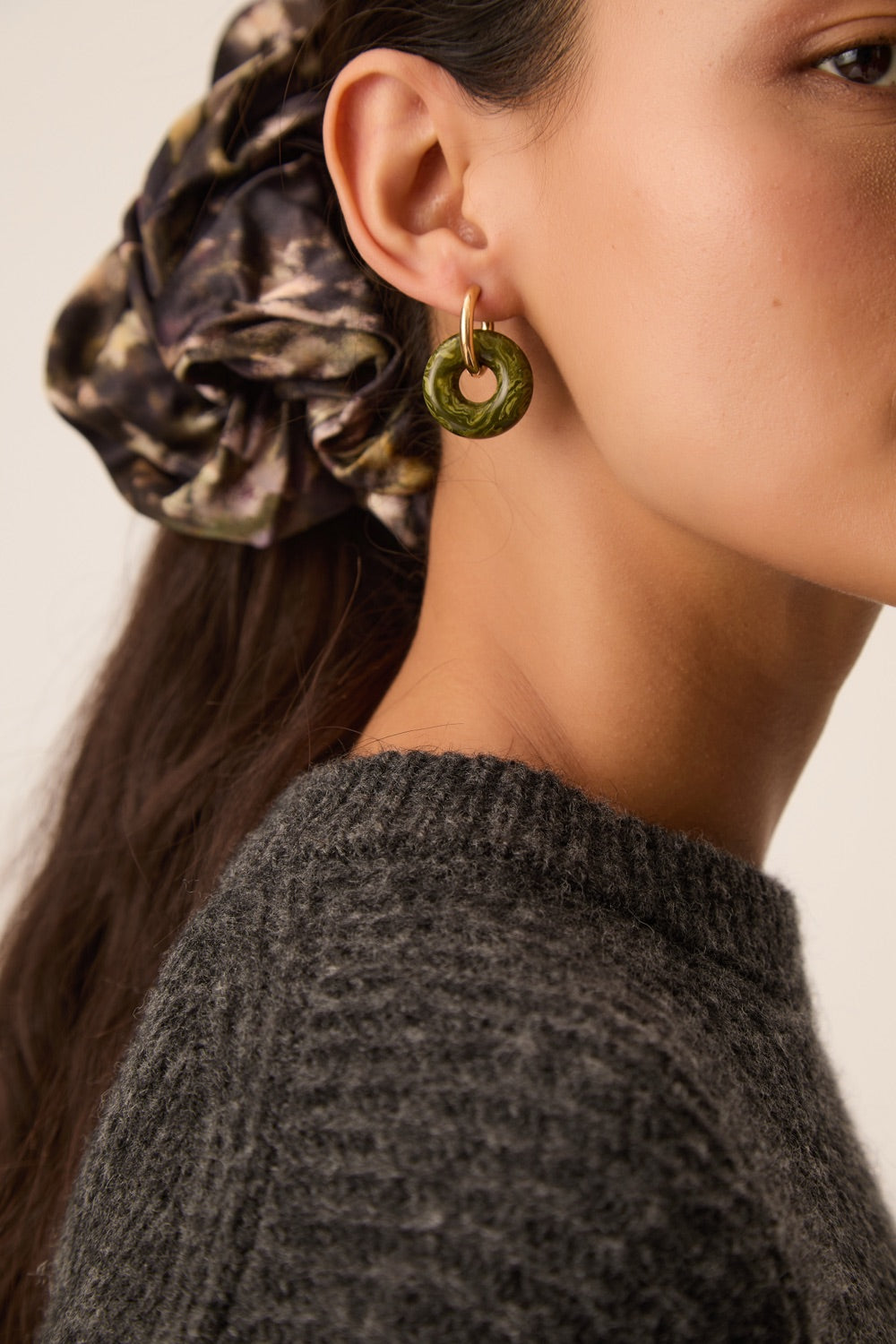 Boucles D'Oreilles Madou Algue