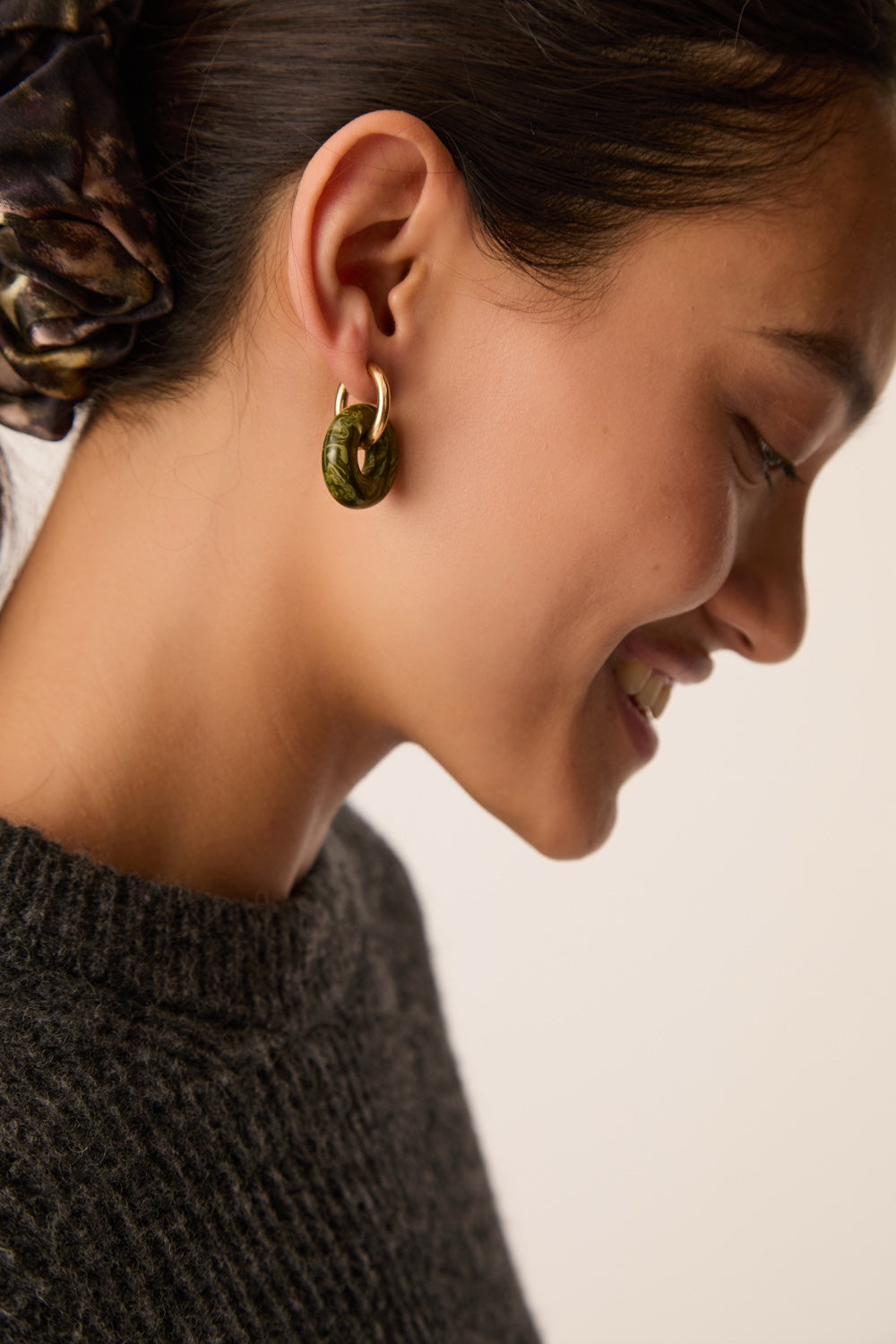 Boucles D'Oreilles Madou Algue
