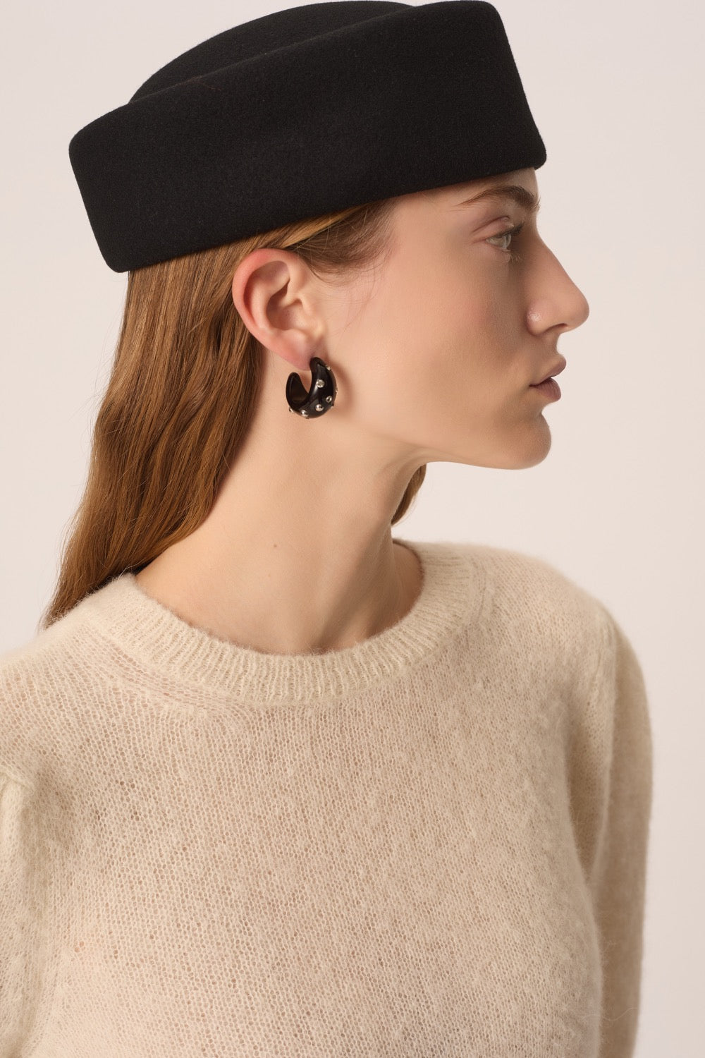Boucles D'Oreilles Maelys Noir