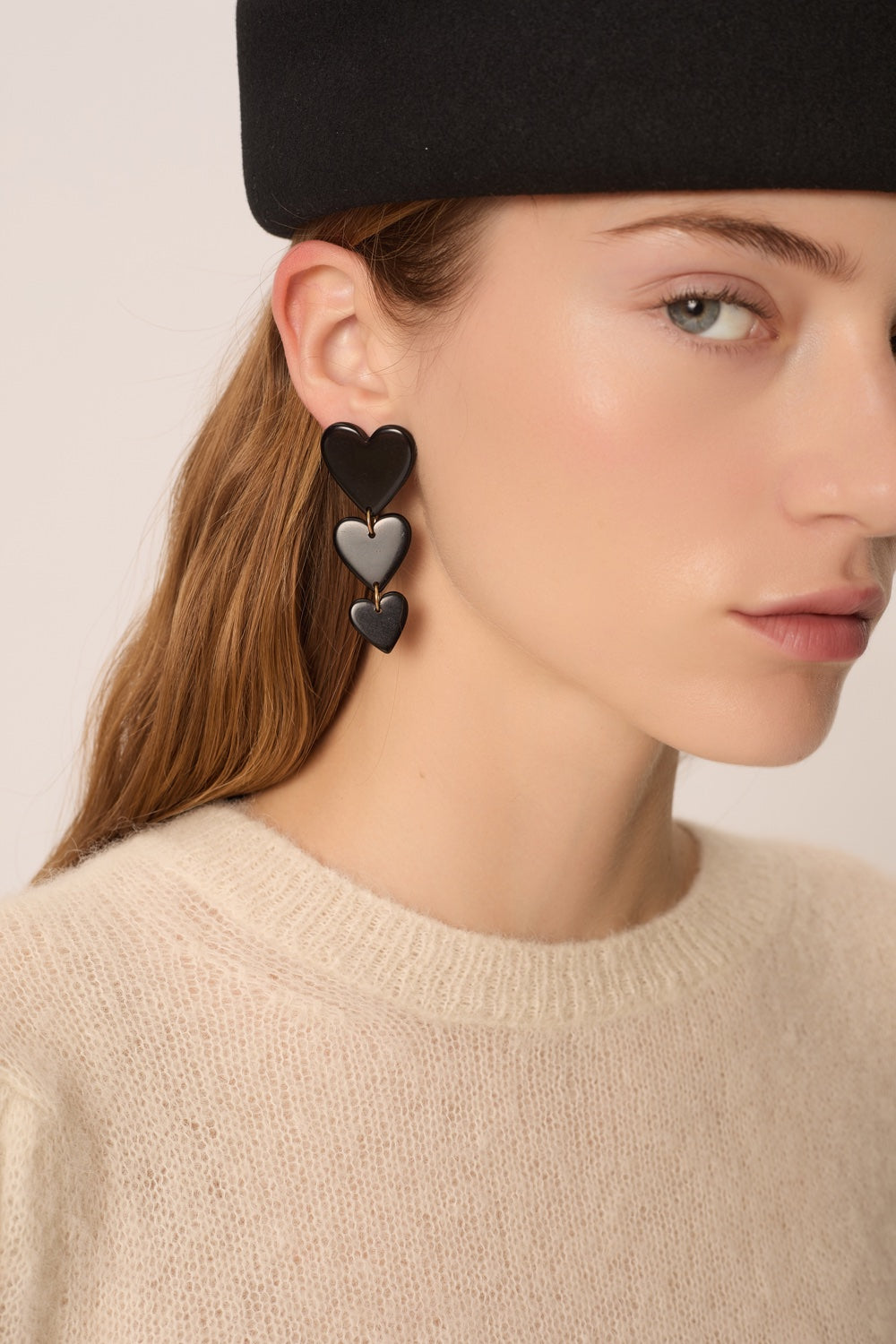 Boucles D'Oreilles Maureen Noir