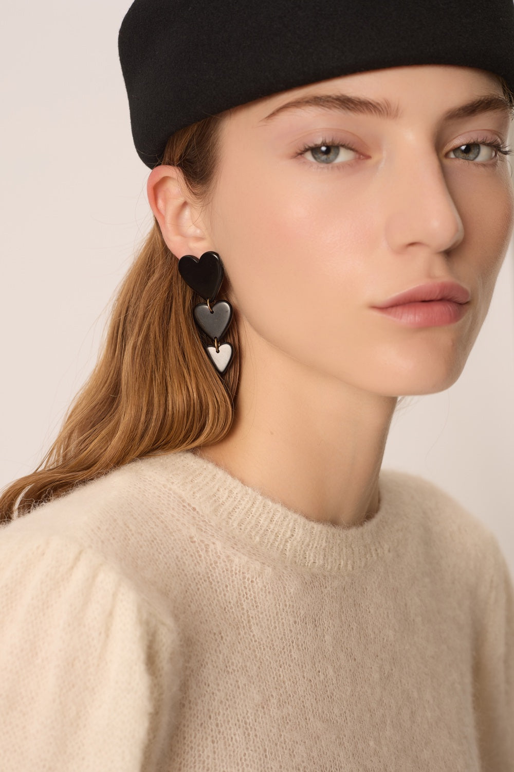 Boucles D'Oreilles Maureen Noir
