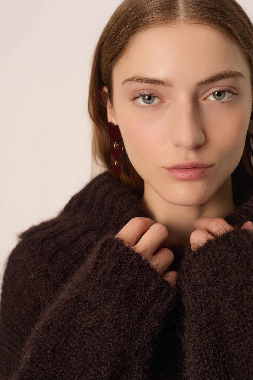 Boucles D'Oreilles Maureen Prune