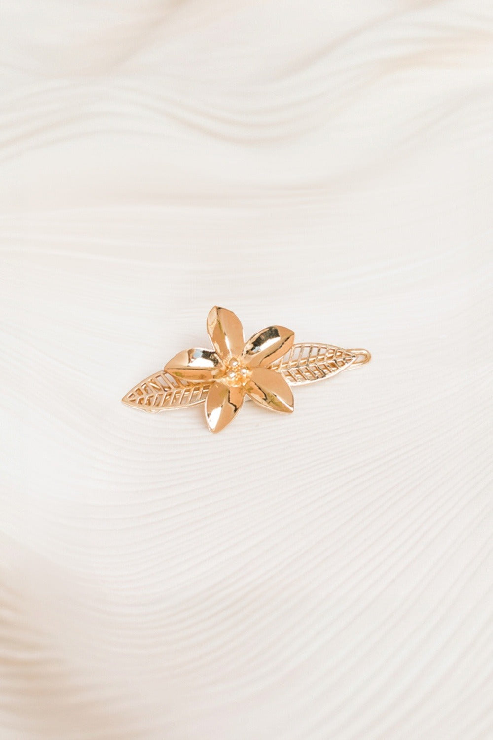 Barrette Eglantine Or