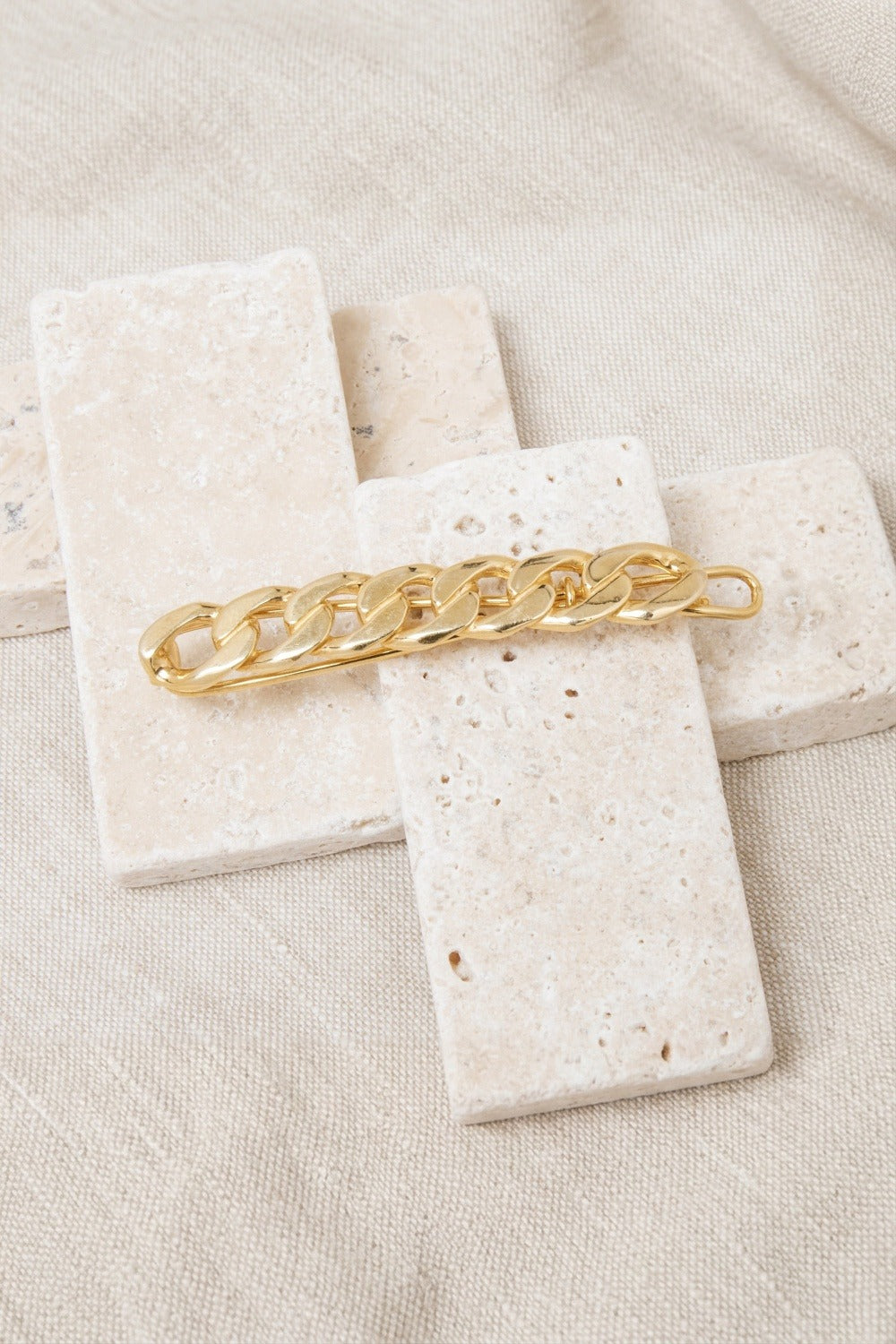 Barrette Chain Or
