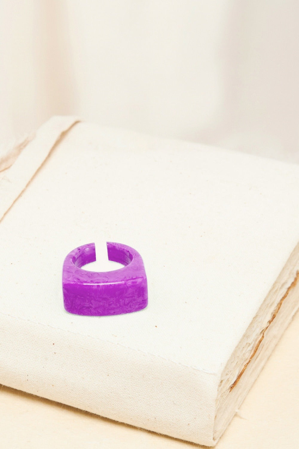 Bague Luis Purple Cristal