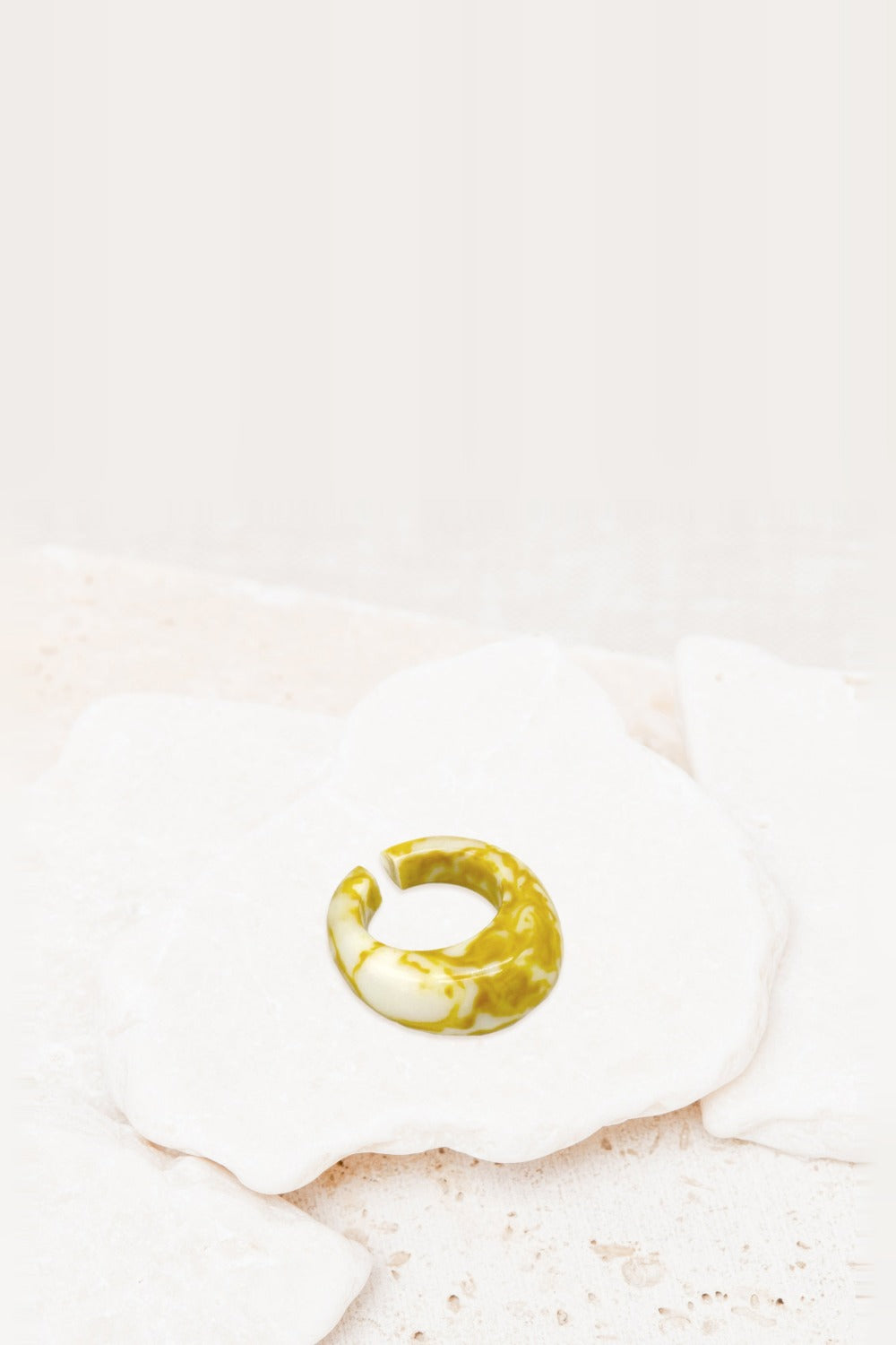 Bague Gabie Curry/Creme