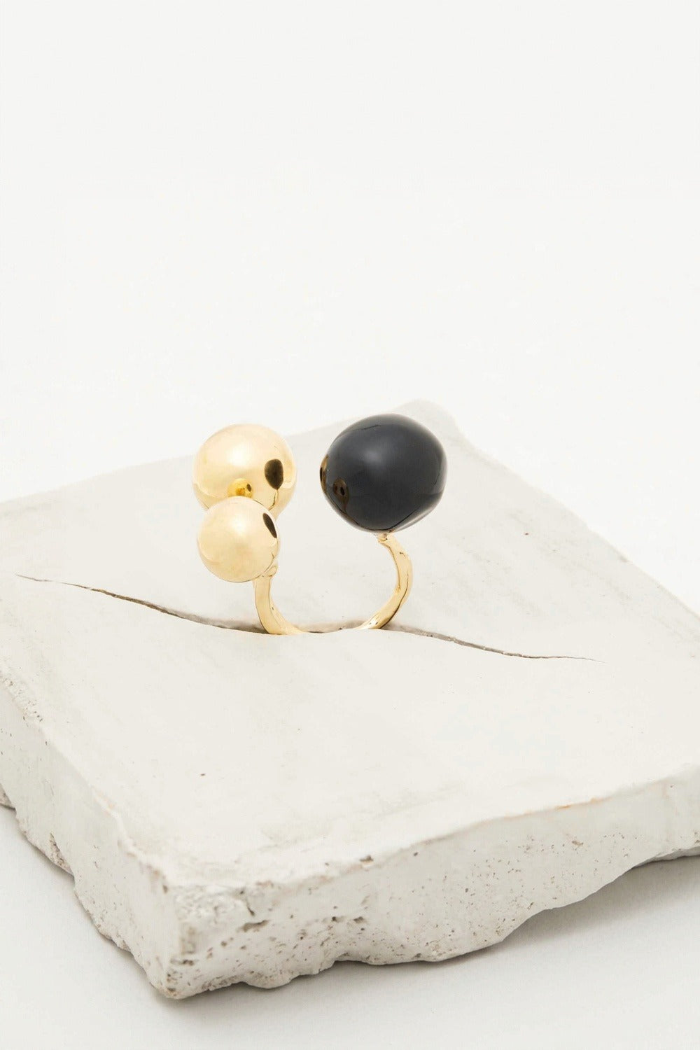 bague Maude  Noir